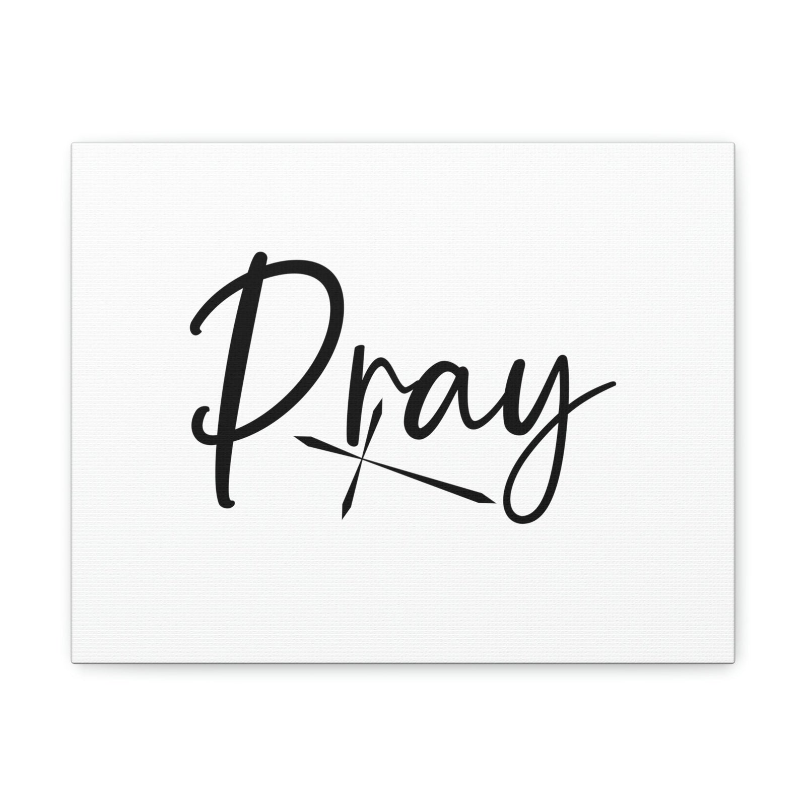 Scripture Walls Pray 1 Thessalonians 5:17 Sharp Cross Christian Wall Art Bible Verse Print Ready to Hang Unframed-Express Your Love Gifts