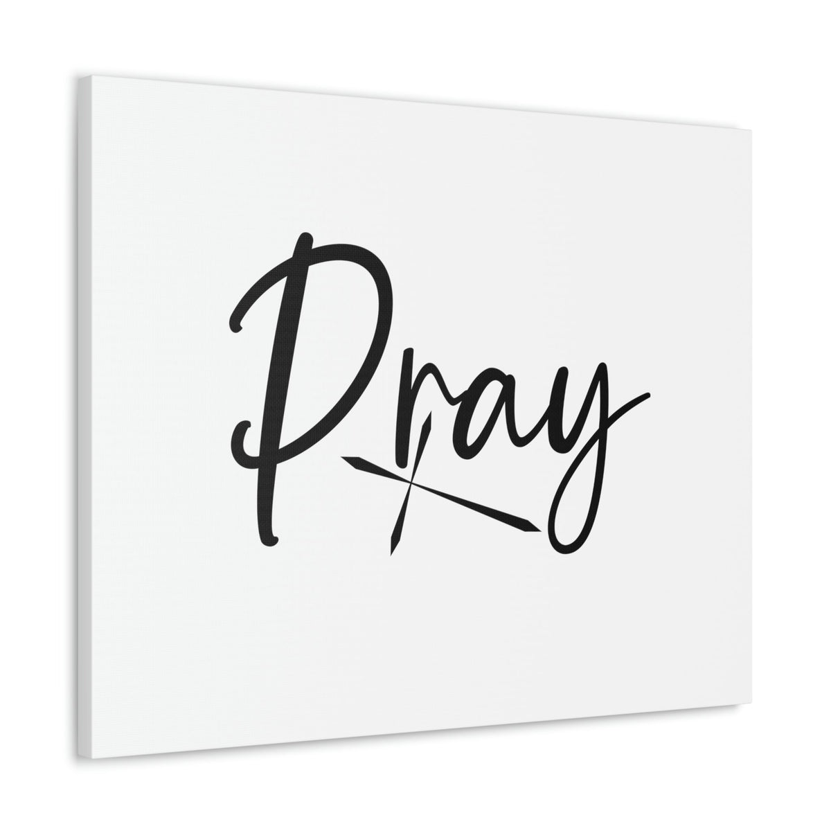 Scripture Walls Pray 1 Thessalonians 5:17 Sharp Cross Christian Wall Art Bible Verse Print Ready to Hang Unframed-Express Your Love Gifts