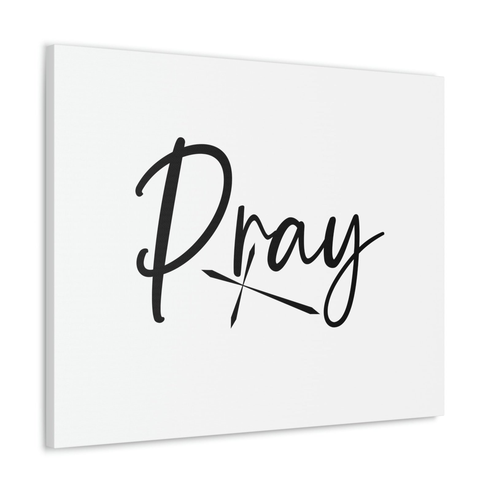 Scripture Walls Pray 1 Thessalonians 5:17 Sharp Cross Christian Wall Art Bible Verse Print Ready to Hang Unframed-Express Your Love Gifts