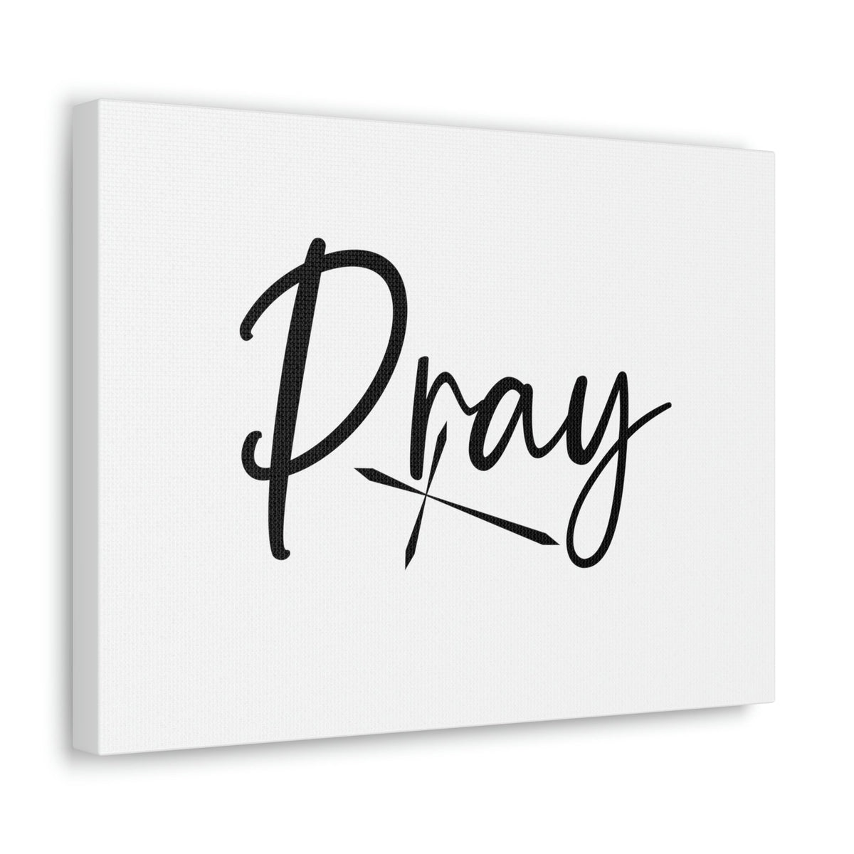 Scripture Walls Pray 1 Thessalonians 5:17 Sharp Cross Christian Wall Art Bible Verse Print Ready to Hang Unframed-Express Your Love Gifts