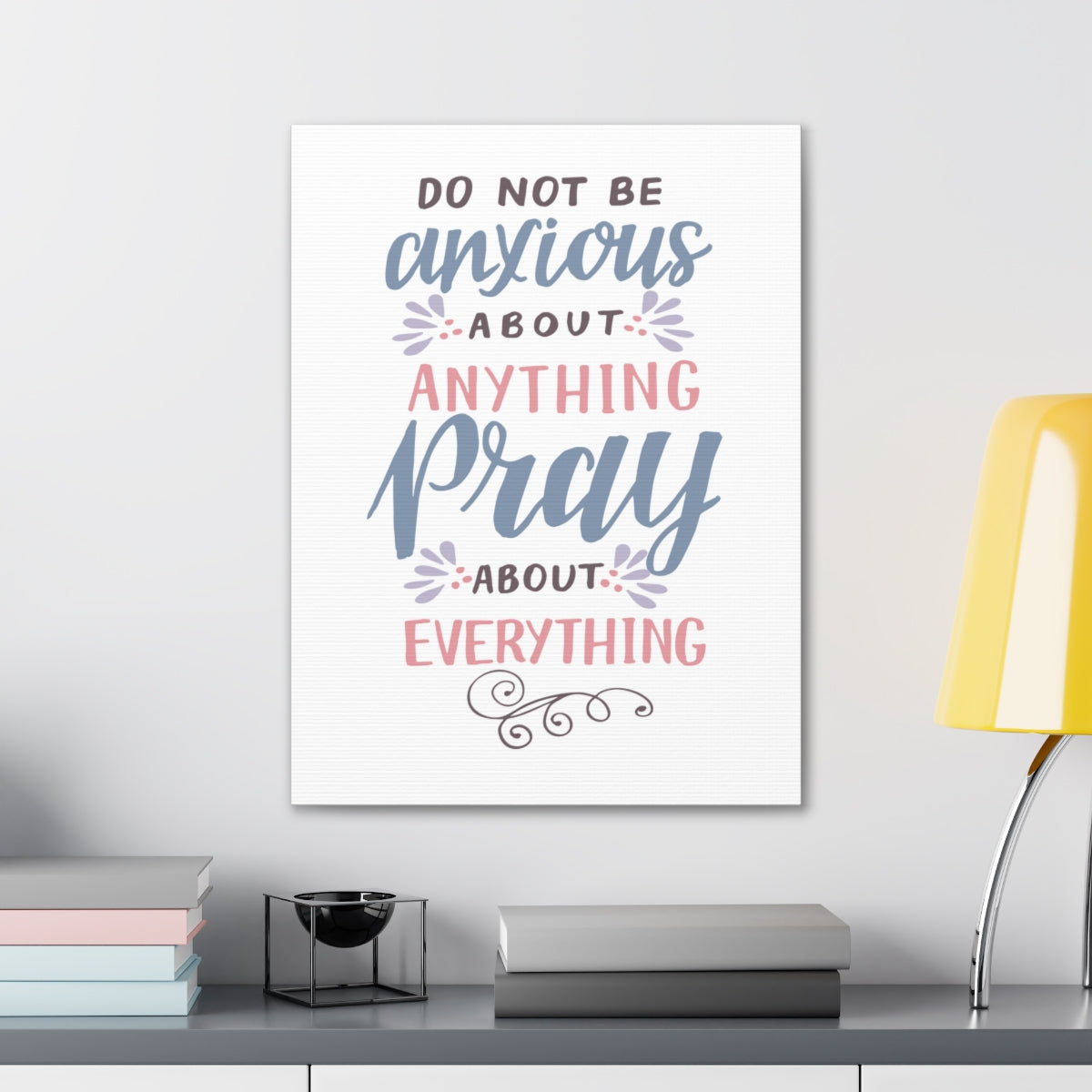 Scripture Walls Pray About Everything Job 22:27 Christian Wall Art Bible Verse Print Ready to Hang Unframed-Express Your Love Gifts
