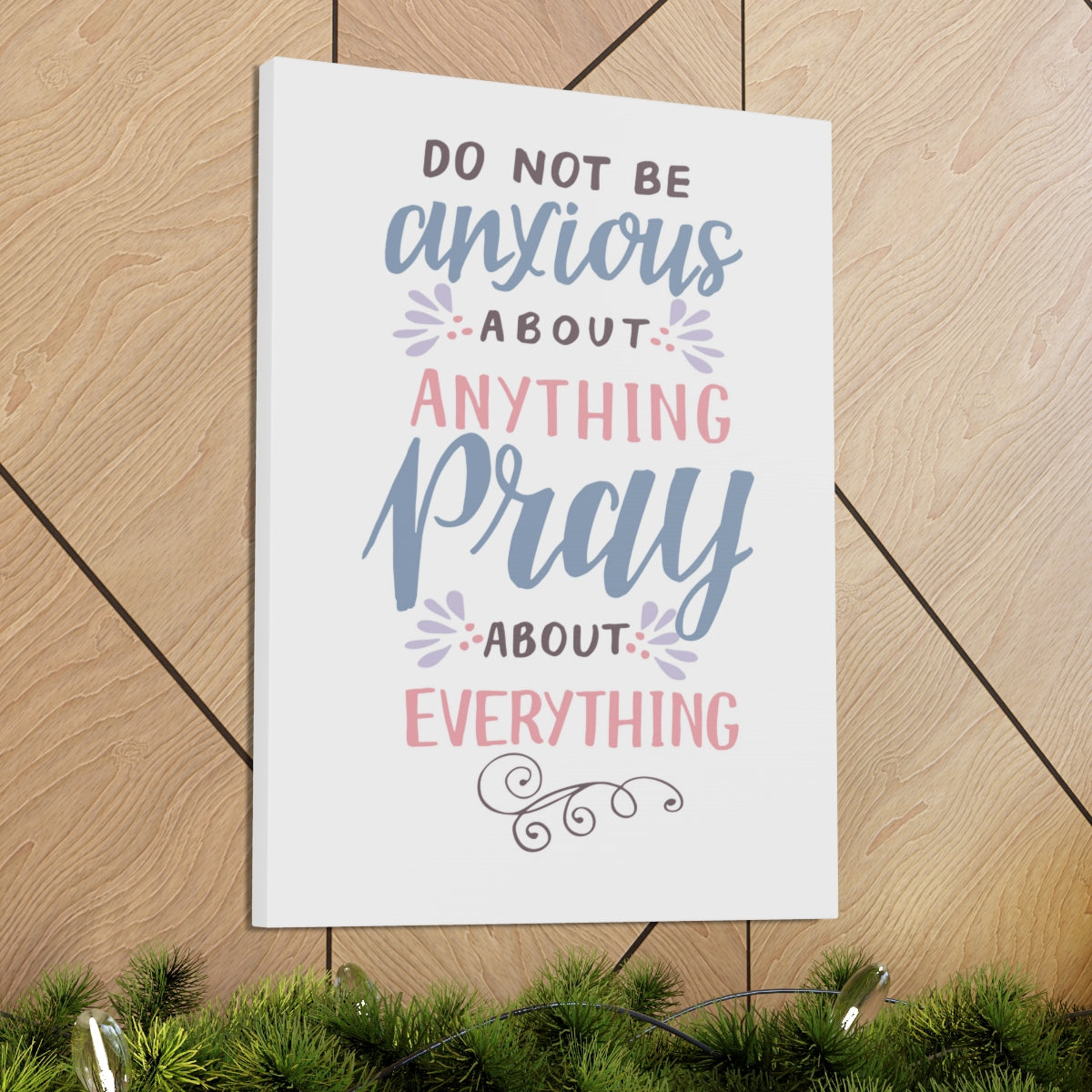 Scripture Walls Pray About Everything Job 22:27 Christian Wall Art Bible Verse Print Ready to Hang Unframed-Express Your Love Gifts