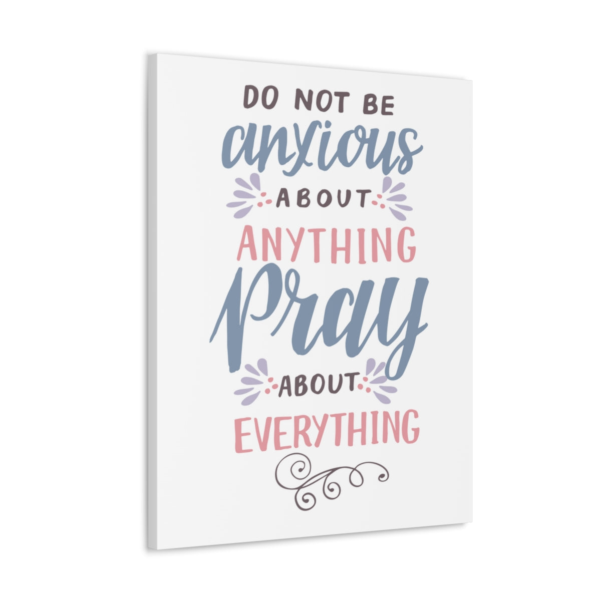 Scripture Walls Pray About Everything Job 22:27 Christian Wall Art Bible Verse Print Ready to Hang Unframed-Express Your Love Gifts