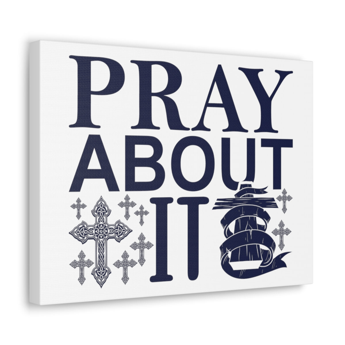 Scripture Walls Pray About It 1 Thessalonians 5:16-18 Christian Wall Art Print Ready to Hang Unframed-Express Your Love Gifts