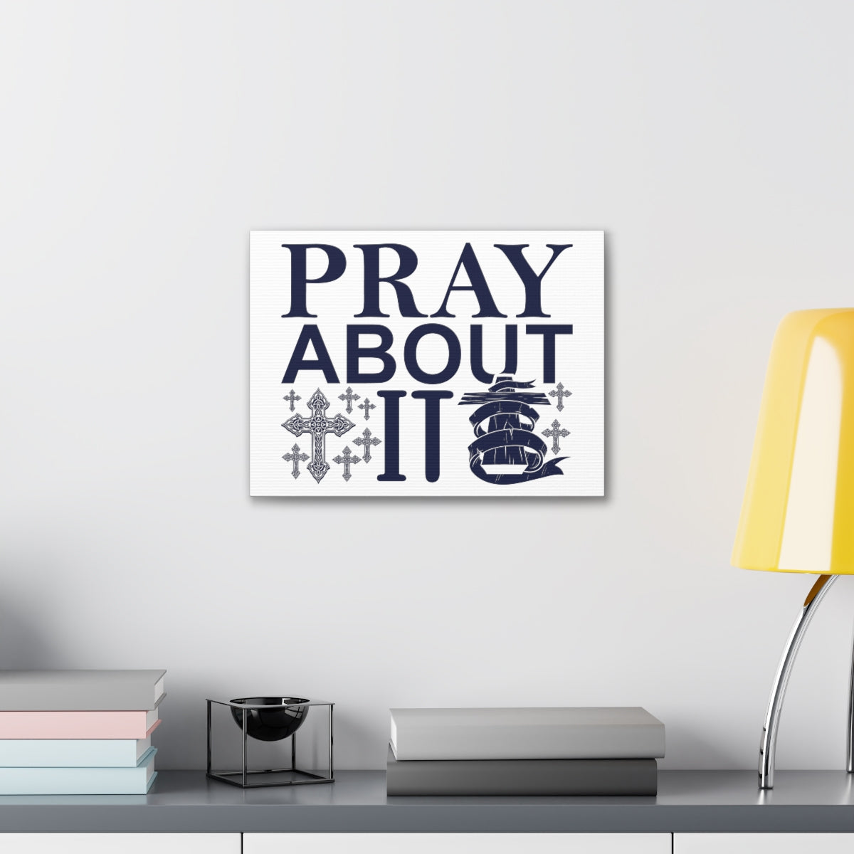 Scripture Walls Pray About It 1 Thessalonians 5:16-18 Christian Wall Art Print Ready to Hang Unframed-Express Your Love Gifts