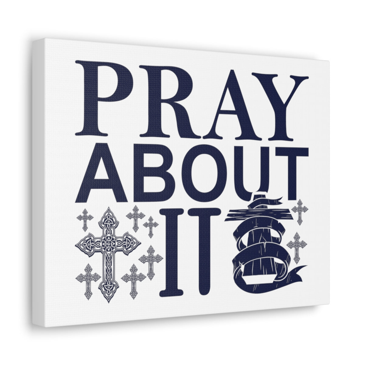 Scripture Walls Pray About It 1 Thessalonians 5:16-18 Christian Wall Art Print Ready to Hang Unframed-Express Your Love Gifts