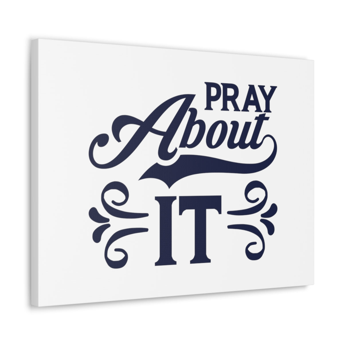 Scripture Walls Pray About It Wind 1 John 5:14 Christian Wall Art Bible Verse Print Ready to Hang Unframed-Express Your Love Gifts