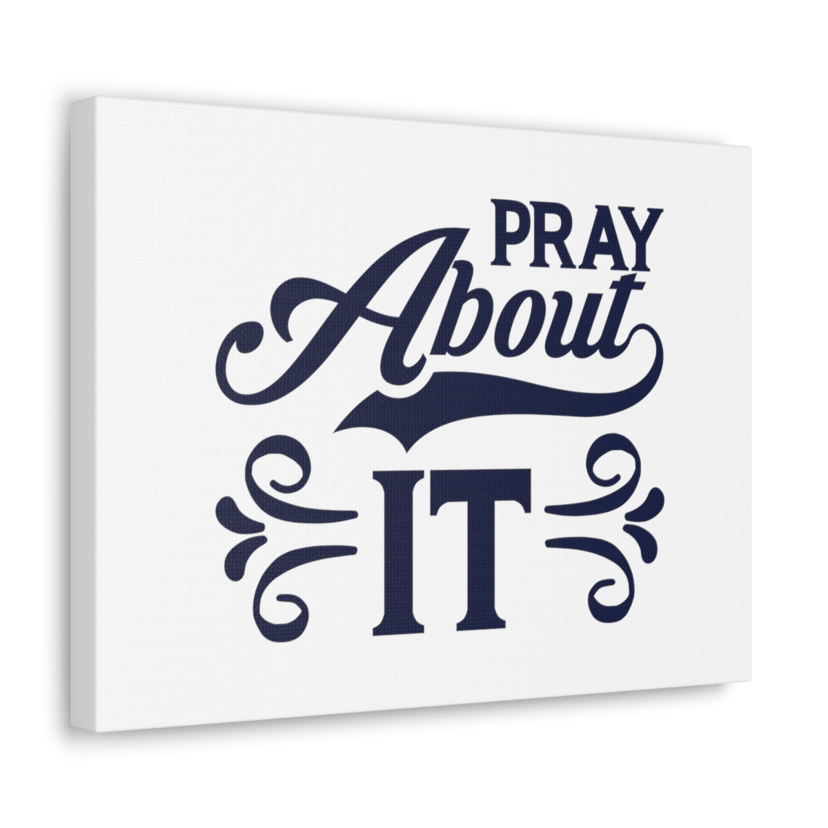 Scripture Walls Pray About It Wind 1 John 5:14 Christian Wall Art Bible Verse Print Ready to Hang Unframed-Express Your Love Gifts