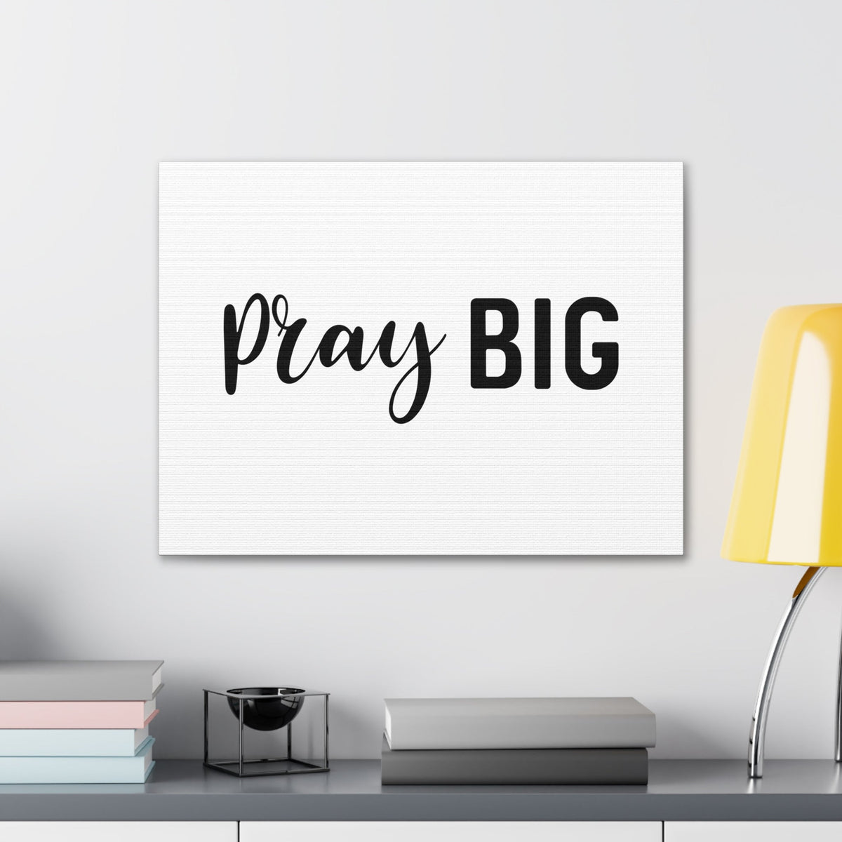 Scripture Walls Pray Big 1 Thessalonians 5:17 Bold Christian Wall Art Bible Verse Print Ready to Hang Unframed-Express Your Love Gifts
