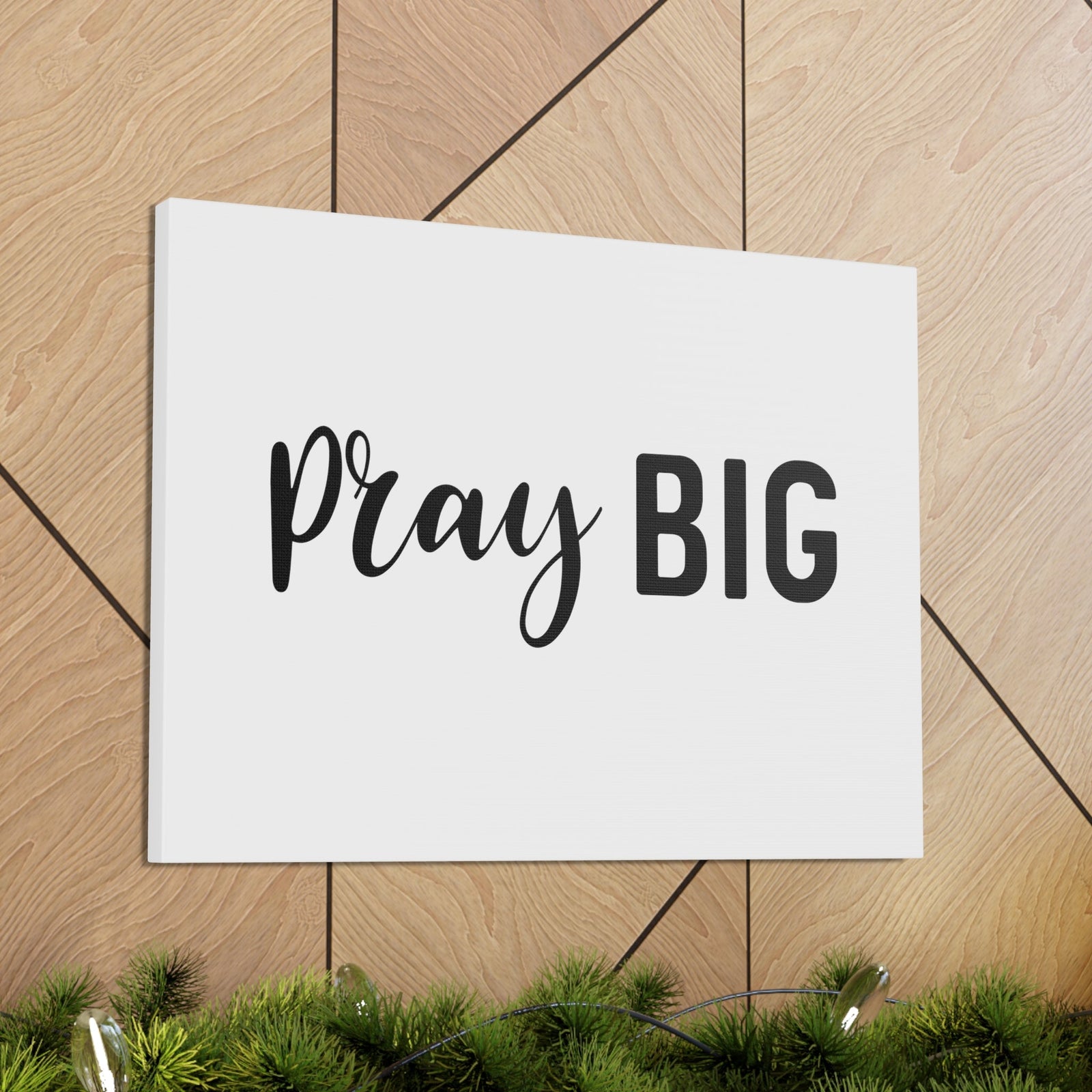 Scripture Walls Pray Big 1 Thessalonians 5:17 Bold Christian Wall Art Bible Verse Print Ready to Hang Unframed-Express Your Love Gifts