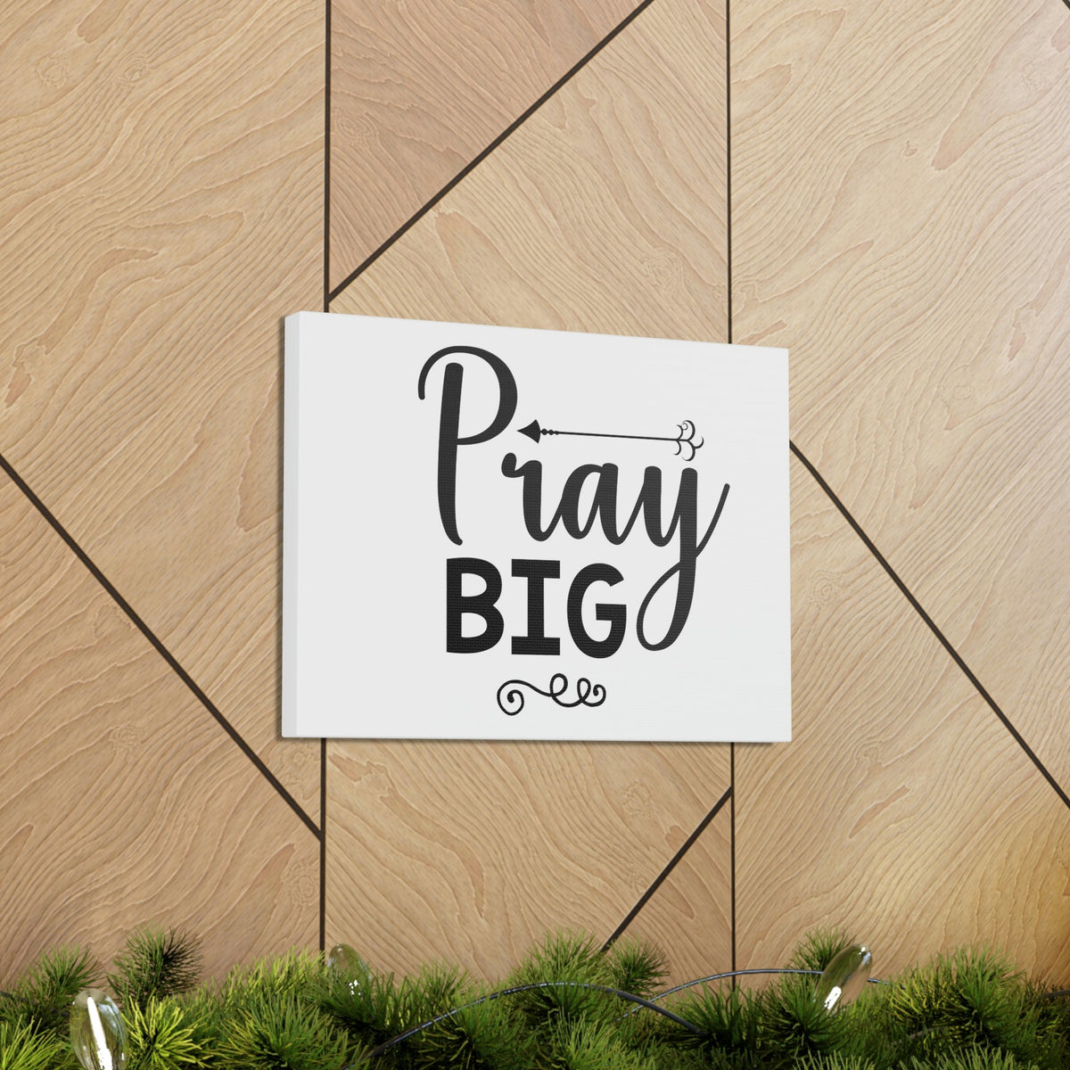 Scripture Walls Pray Big Matthew 7:7 Christian Wall Art Print Ready to Hang Unframed-Express Your Love Gifts