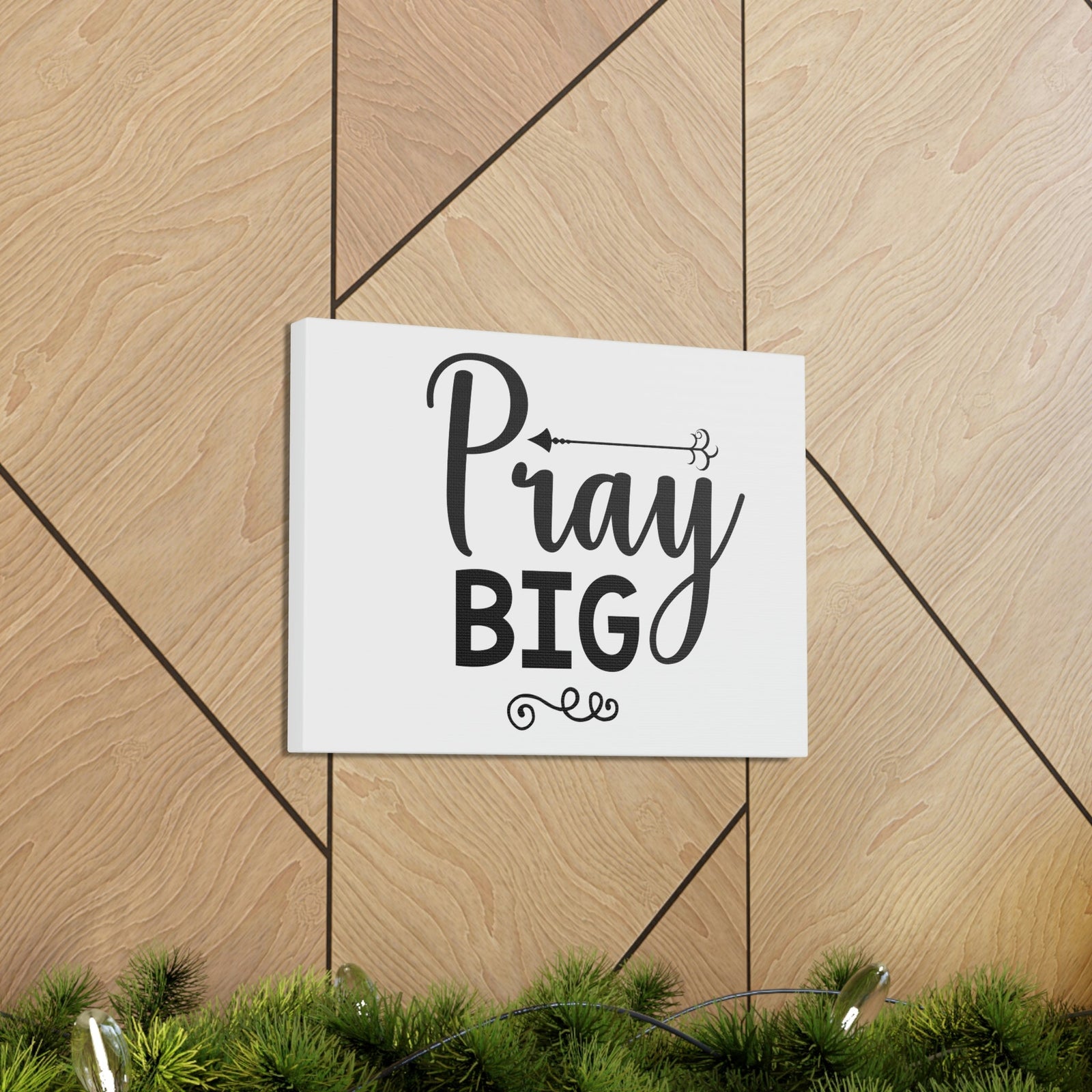 Scripture Walls Pray Big Matthew 7:7 Christian Wall Art Print Ready to Hang Unframed-Express Your Love Gifts