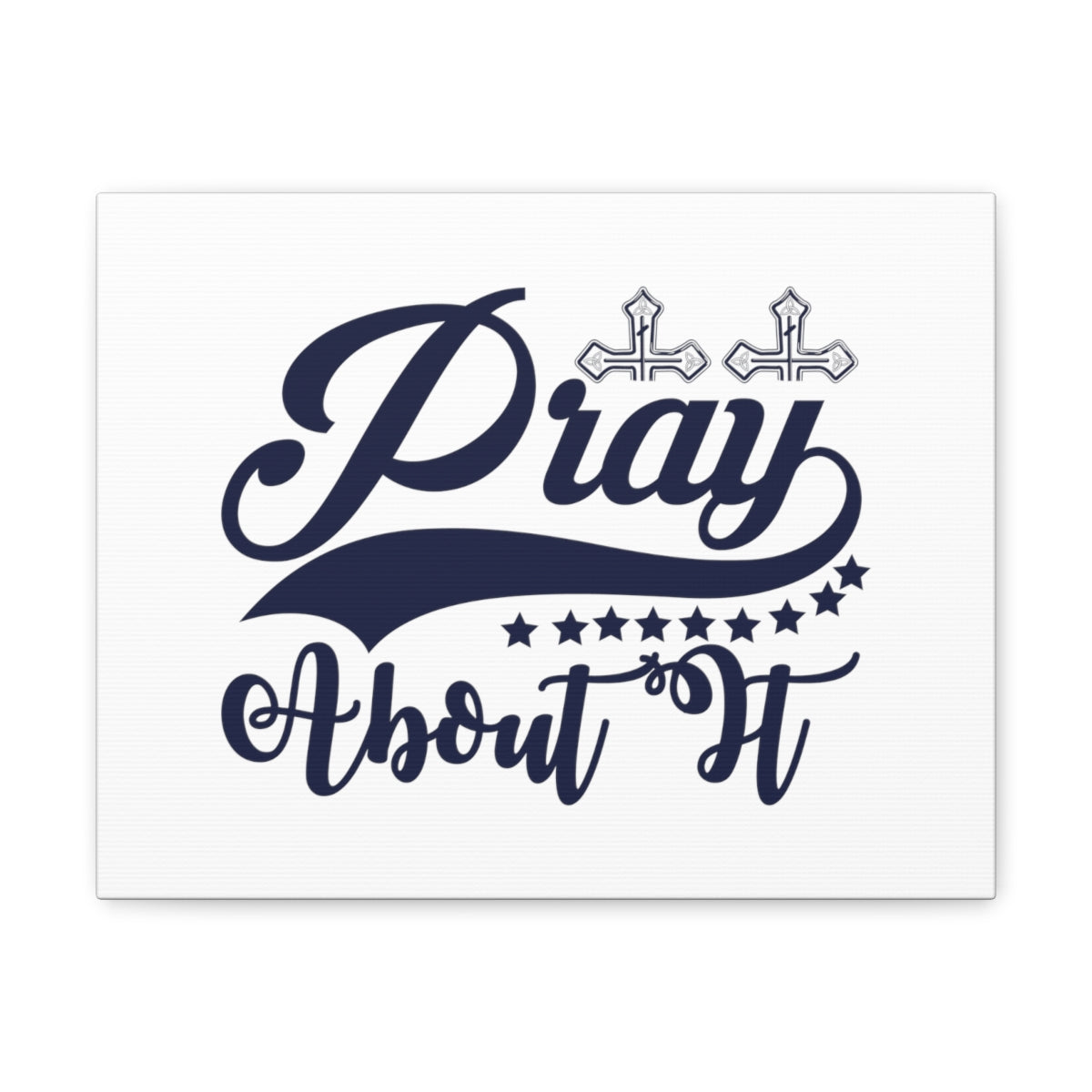 Scripture Walls Pray Cross 1 John 5:14 Christian Wall Art Bible Verse Print Ready to Hang Unframed-Express Your Love Gifts