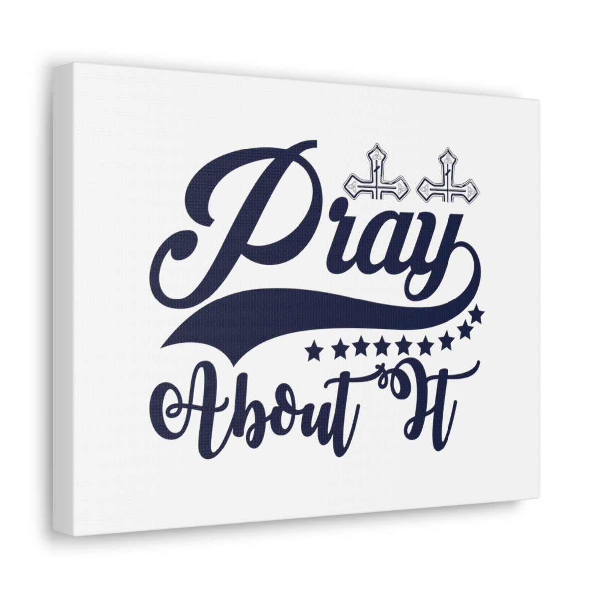 Scripture Walls Pray Cross 1 John 5:14 Christian Wall Art Bible Verse Print Ready to Hang Unframed-Express Your Love Gifts