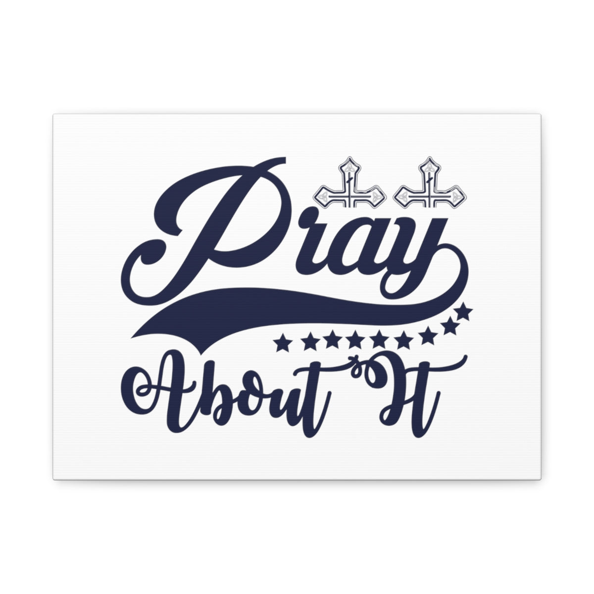 Scripture Walls Pray Cross 1 John 5:14 Christian Wall Art Bible Verse Print Ready to Hang Unframed-Express Your Love Gifts