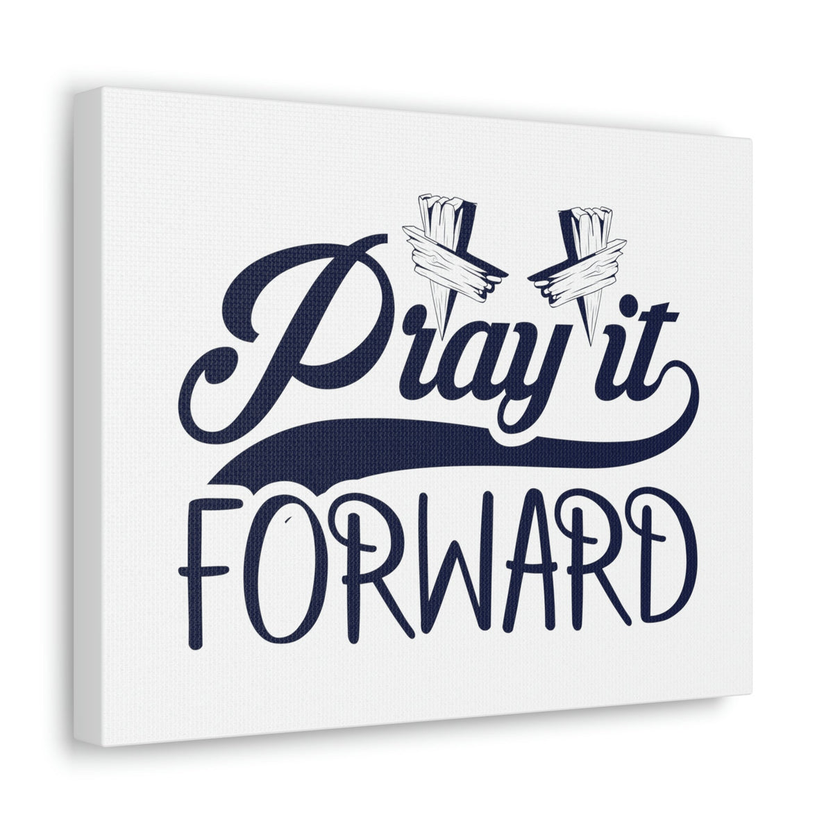 Scripture Walls Pray It Forward 1 Thessalonians 5:17 Blue Christian Wall Art Bible Verse Print Ready to Hang Unframed-Express Your Love Gifts