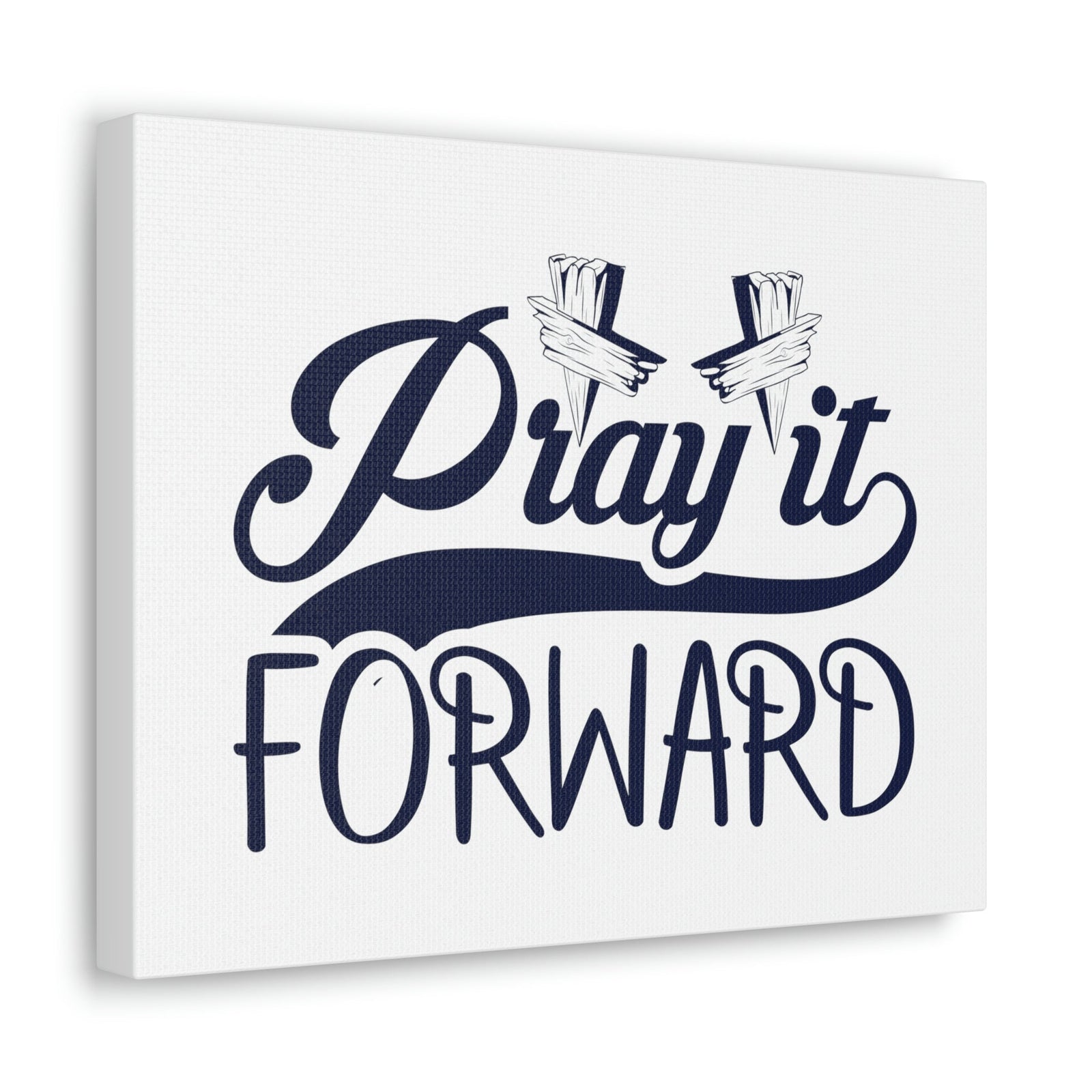 Scripture Walls Pray It Forward 1 Thessalonians 5:17 Blue Christian Wall Art Bible Verse Print Ready to Hang Unframed-Express Your Love Gifts