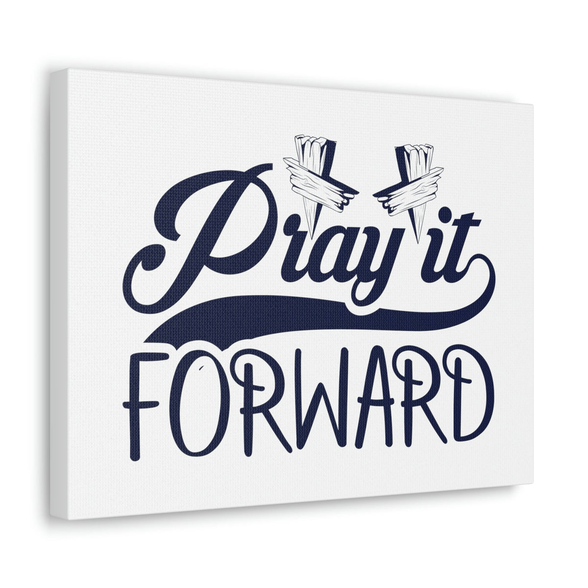 Scripture Walls Pray It Forward 1 Thessalonians 5:17 Blue Christian Wall Art Bible Verse Print Ready to Hang Unframed-Express Your Love Gifts