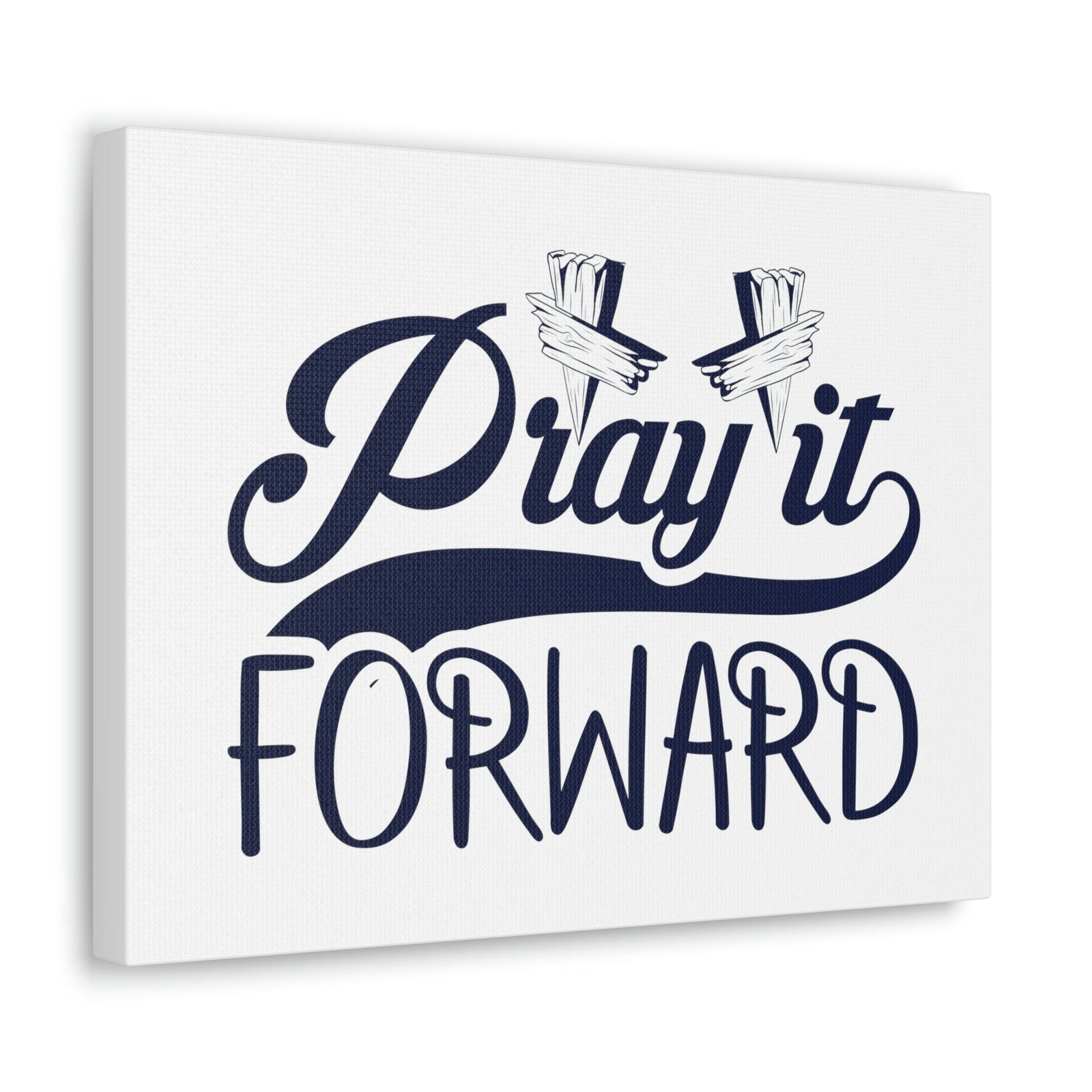 Scripture Walls Pray It Forward 1 Thessalonians 5:17 Blue Christian Wall Art Bible Verse Print Ready to Hang Unframed-Express Your Love Gifts