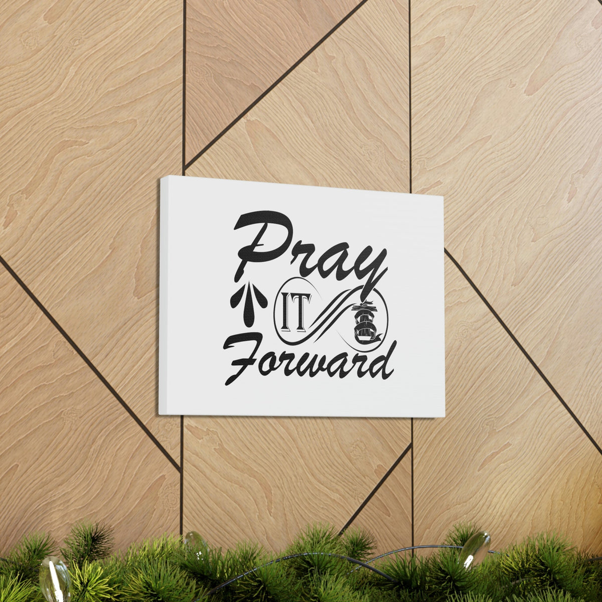 Scripture Walls Pray It Forward 1 Thessalonians 5:17 Infinity Christian Wall Art Bible Verse Print Ready to Hang Unframed-Express Your Love Gifts