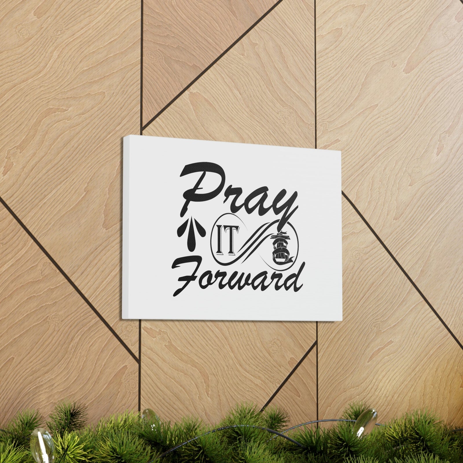 Scripture Walls Pray It Forward 1 Thessalonians 5:17 Infinity Christian Wall Art Bible Verse Print Ready to Hang Unframed-Express Your Love Gifts