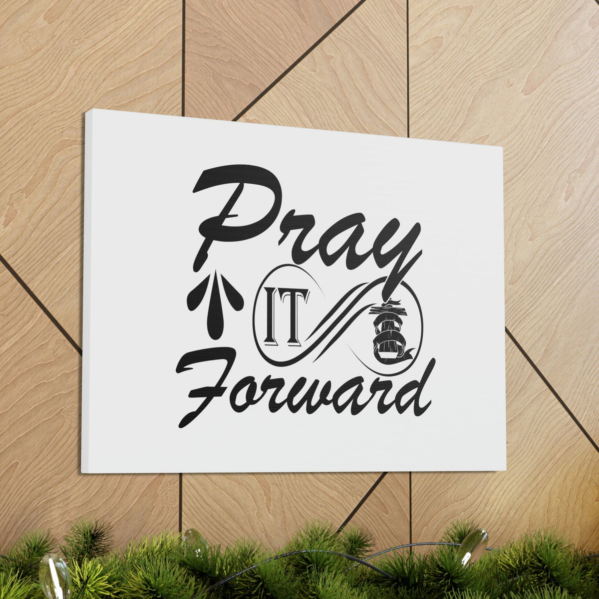 Scripture Walls Pray It Forward 1 Thessalonians 5:17 Infinity Christian Wall Art Bible Verse Print Ready to Hang Unframed-Express Your Love Gifts