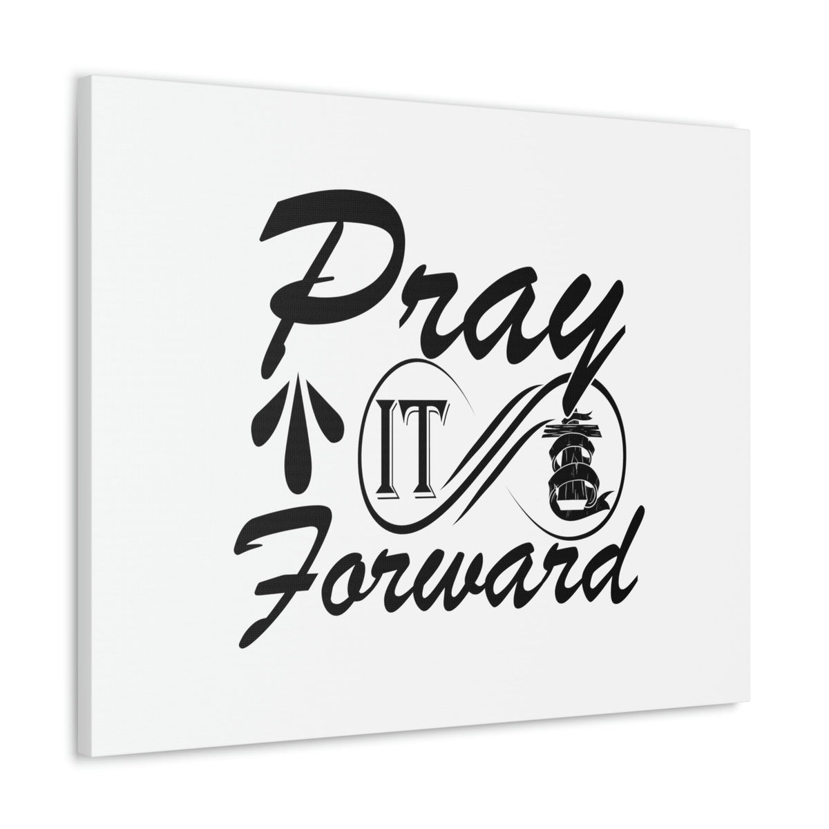 Scripture Walls Pray It Forward 1 Thessalonians 5:17 Infinity Christian Wall Art Bible Verse Print Ready to Hang Unframed-Express Your Love Gifts