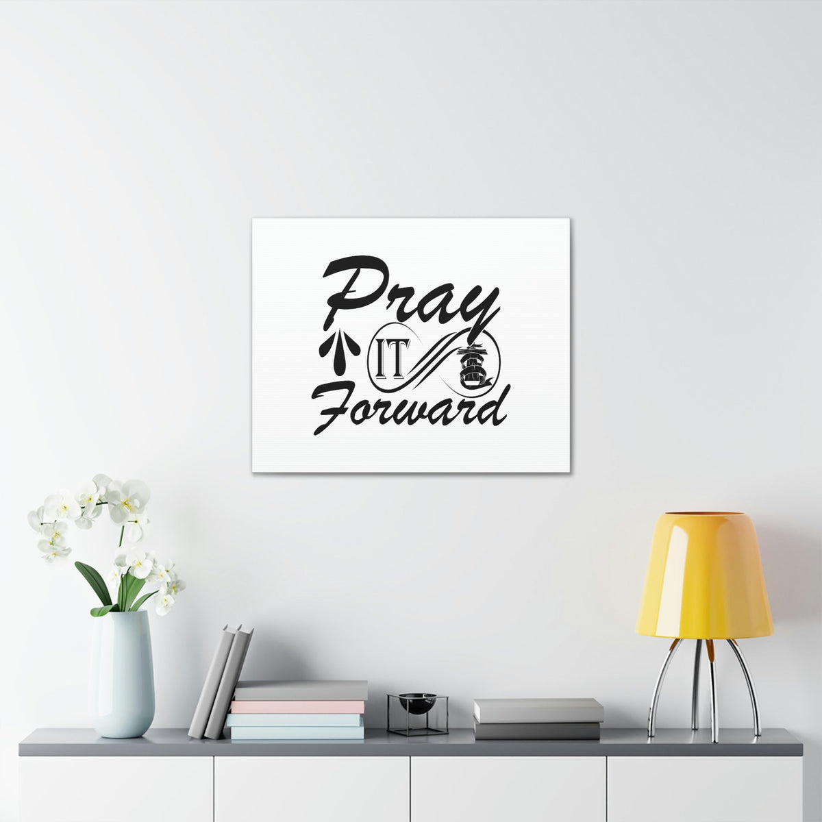 Scripture Walls Pray It Forward 1 Thessalonians 5:17 Infinity Christian Wall Art Bible Verse Print Ready to Hang Unframed-Express Your Love Gifts