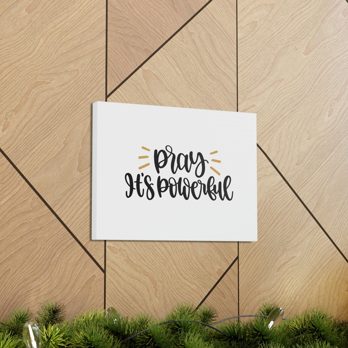 Scripture Walls Pray It's Powerful Philippians 4:6-7 Christian Wall Art Bible Verse Print Ready to Hang Unframed-Express Your Love Gifts