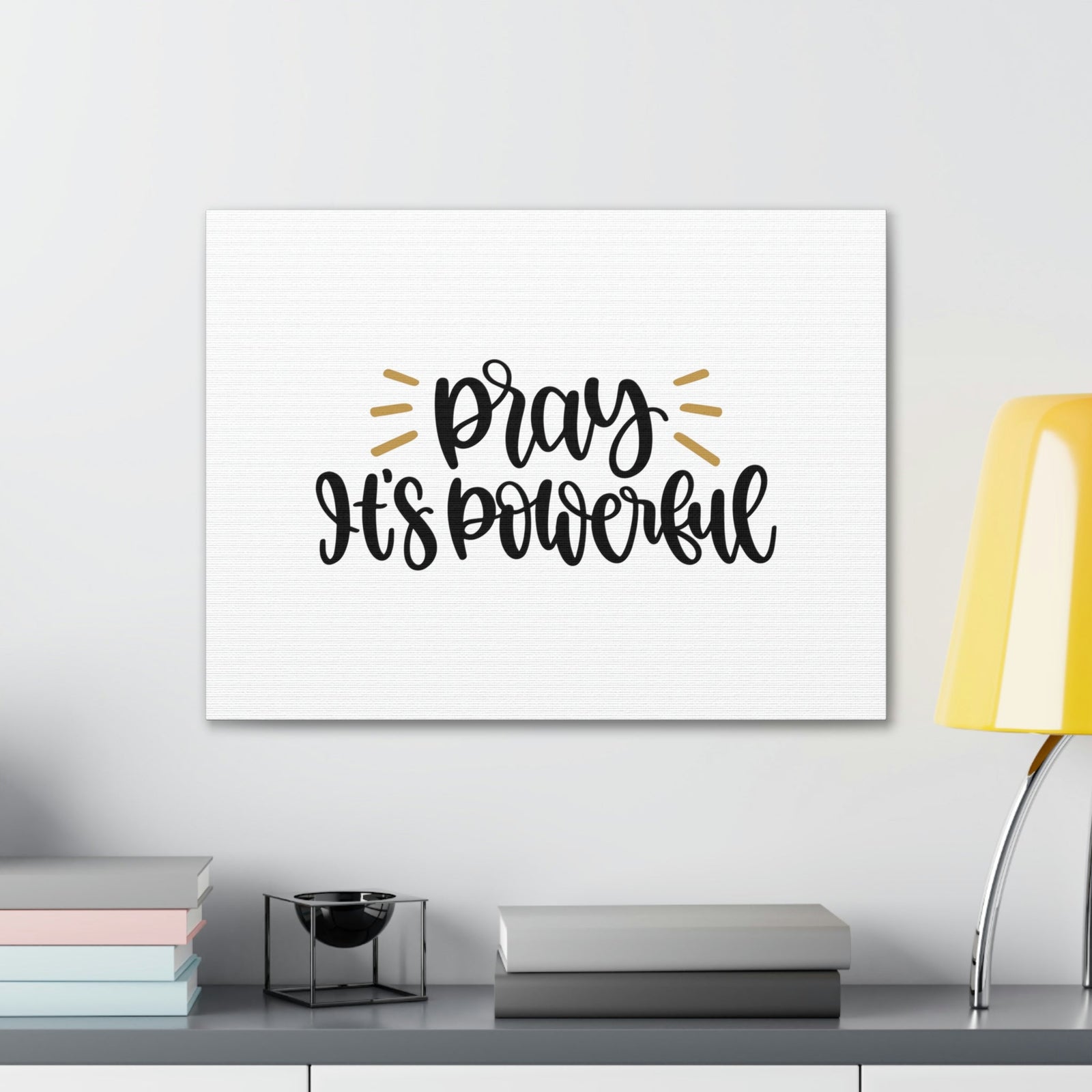 Scripture Walls Pray It's Powerful Philippians 4:6-7 Christian Wall Art Bible Verse Print Ready to Hang Unframed-Express Your Love Gifts