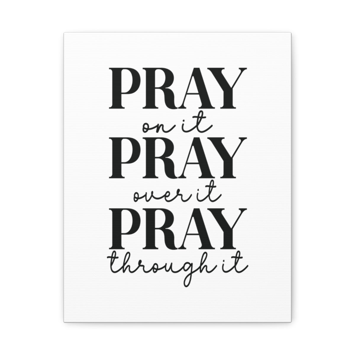 Scripture Walls Pray On It James 5:13 Christian Wall Art Bible Verse Print Ready to Hang Unframed-Express Your Love Gifts