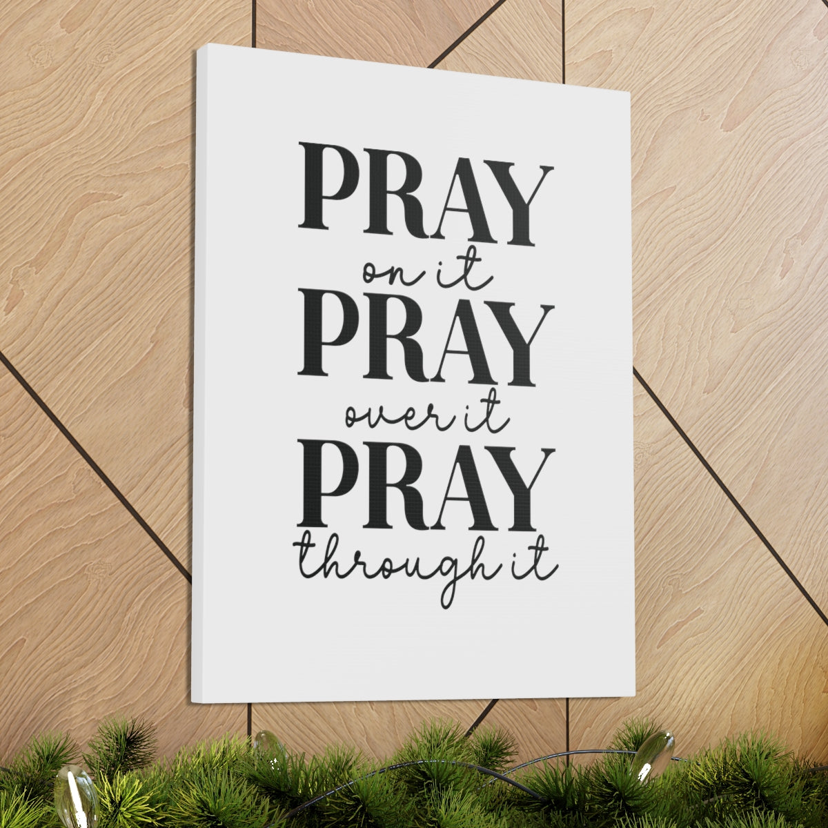 Scripture Walls Pray On It James 5:13 Christian Wall Art Bible Verse Print Ready to Hang Unframed-Express Your Love Gifts