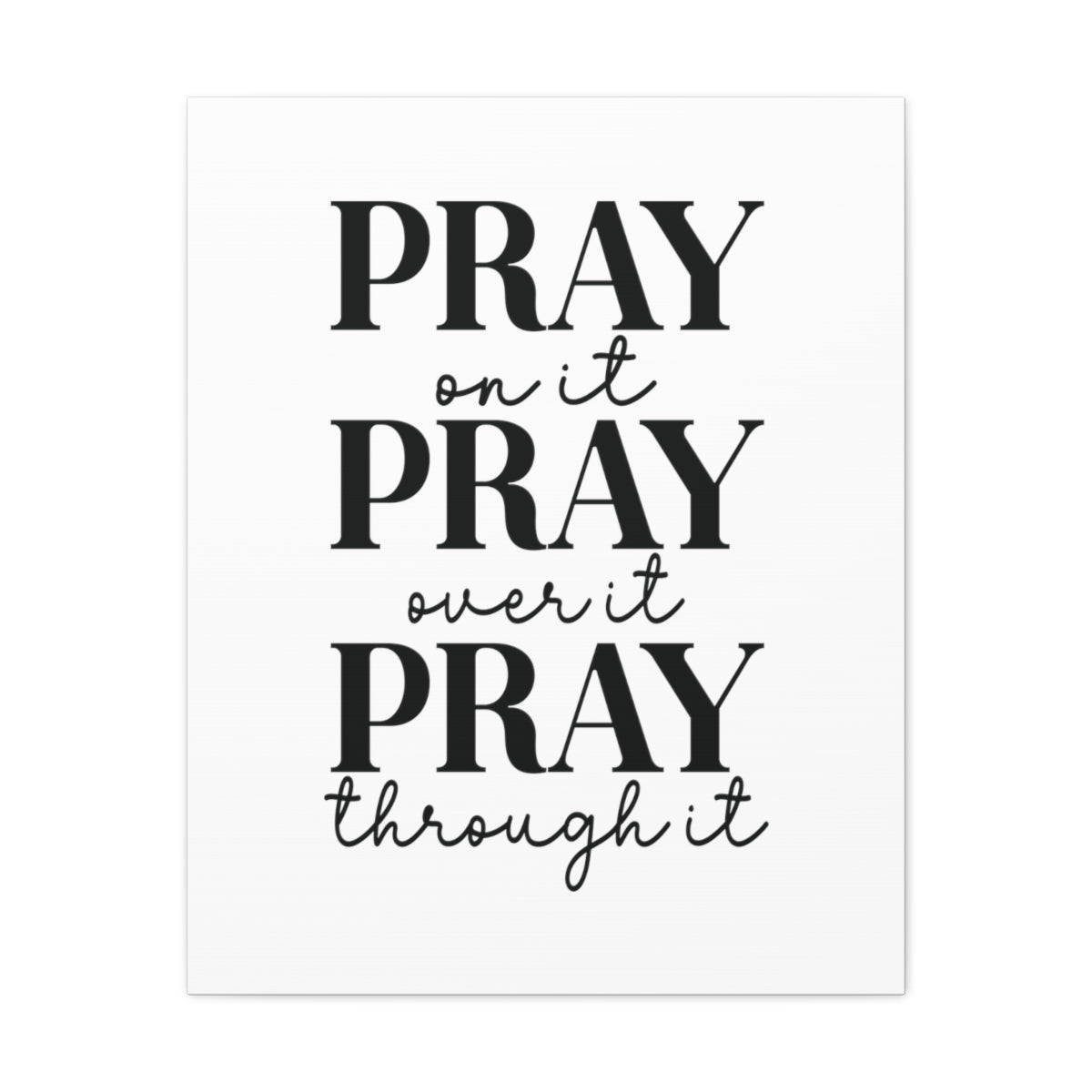 Scripture Walls Pray On It James 5:13 Christian Wall Art Bible Verse Print Ready to Hang Unframed-Express Your Love Gifts