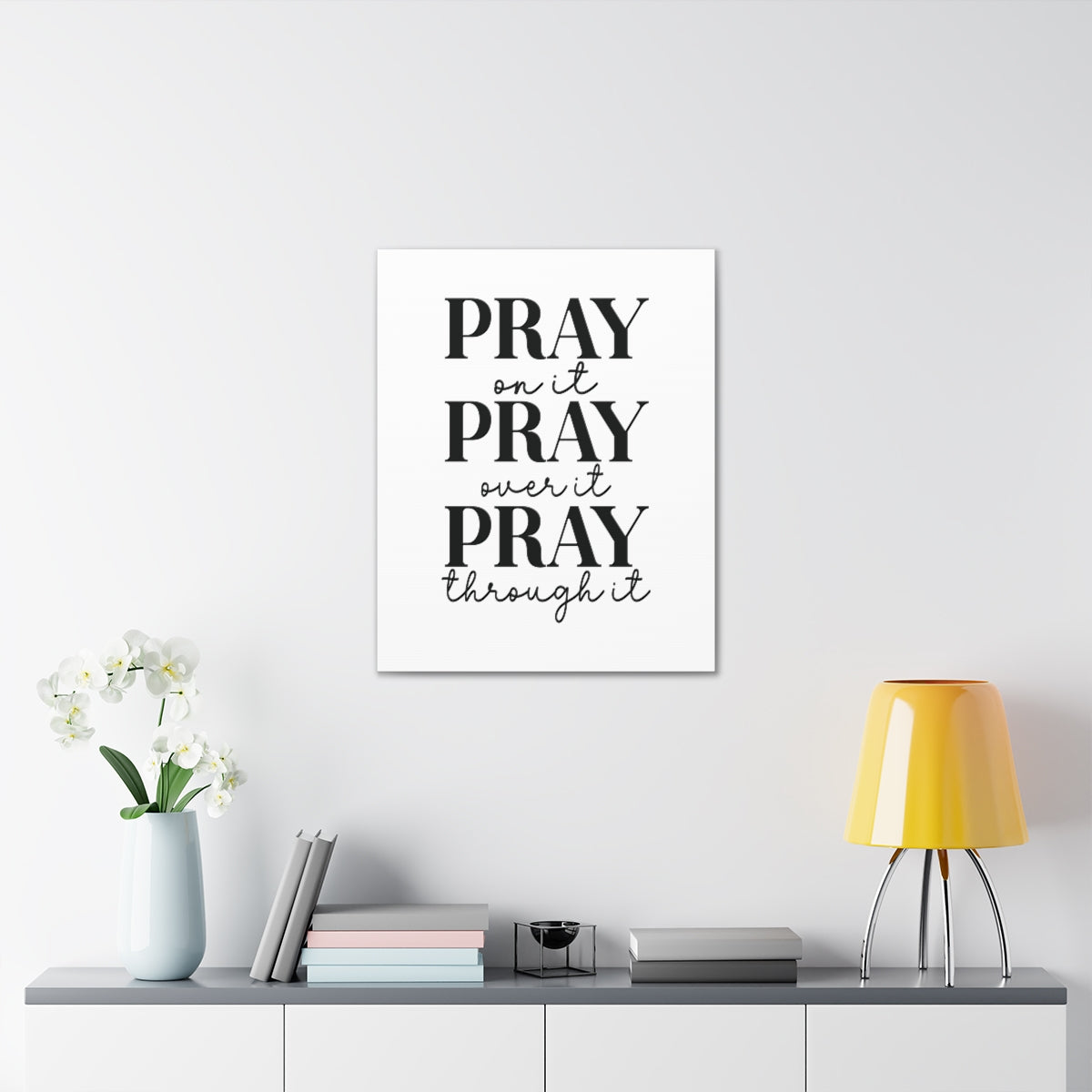 Scripture Walls Pray On It James 5:13 Christian Wall Art Bible Verse Print Ready to Hang Unframed-Express Your Love Gifts