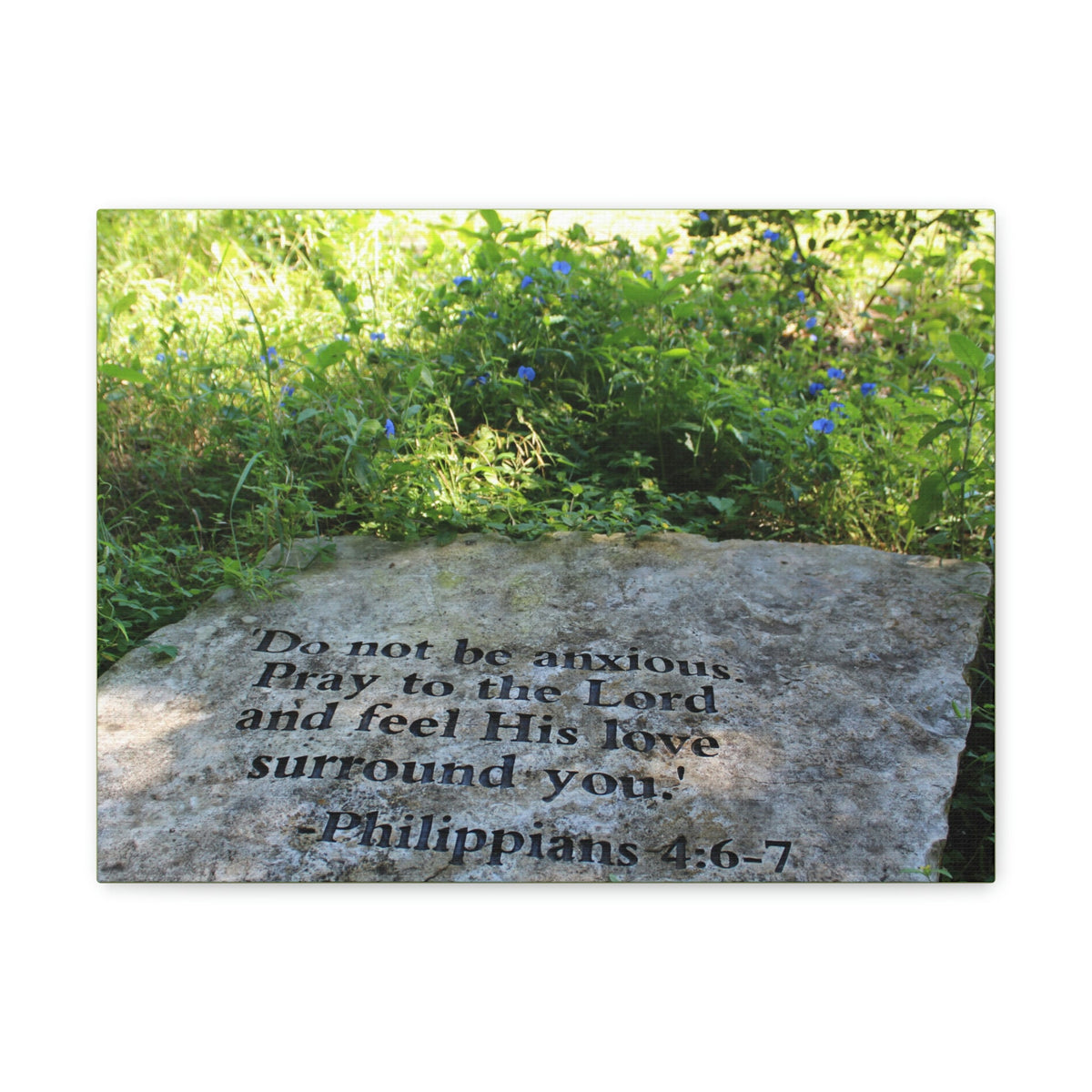 Scripture Walls Pray To The Lord Philippians 4:6 Bible Verse Canvas Christian Wall Art Bible Verse Print Ready To Hang Unframed-Express Your Love Gifts