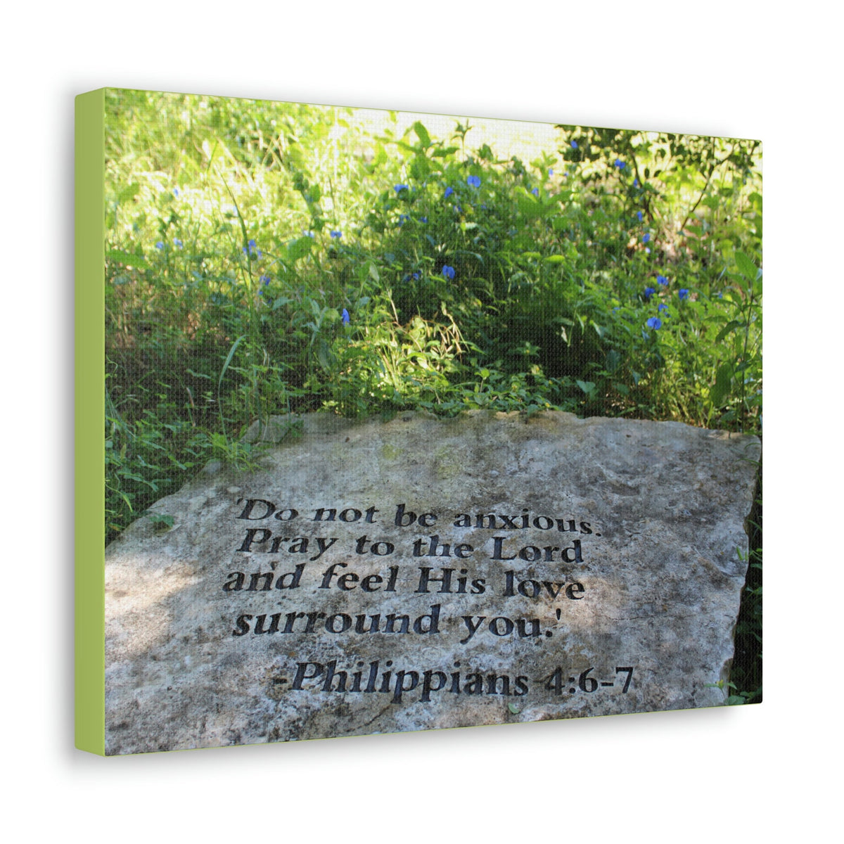 Scripture Walls Pray To The Lord Philippians 4:6 Bible Verse Canvas Christian Wall Art Bible Verse Print Ready To Hang Unframed-Express Your Love Gifts