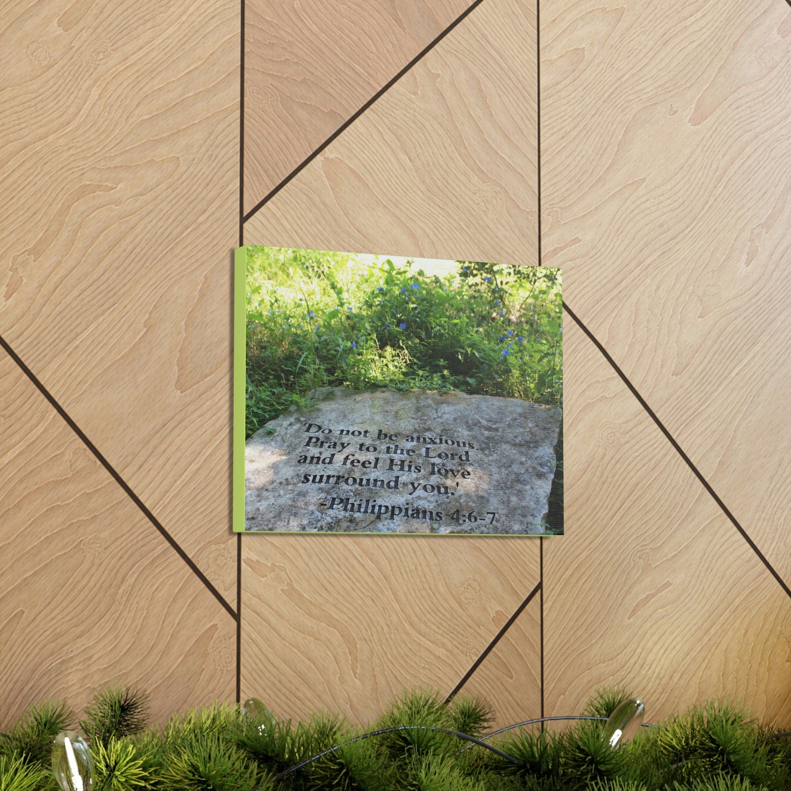 Scripture Walls Pray To The Lord Philippians 4:6 Bible Verse Canvas Christian Wall Art Bible Verse Print Ready To Hang Unframed-Express Your Love Gifts