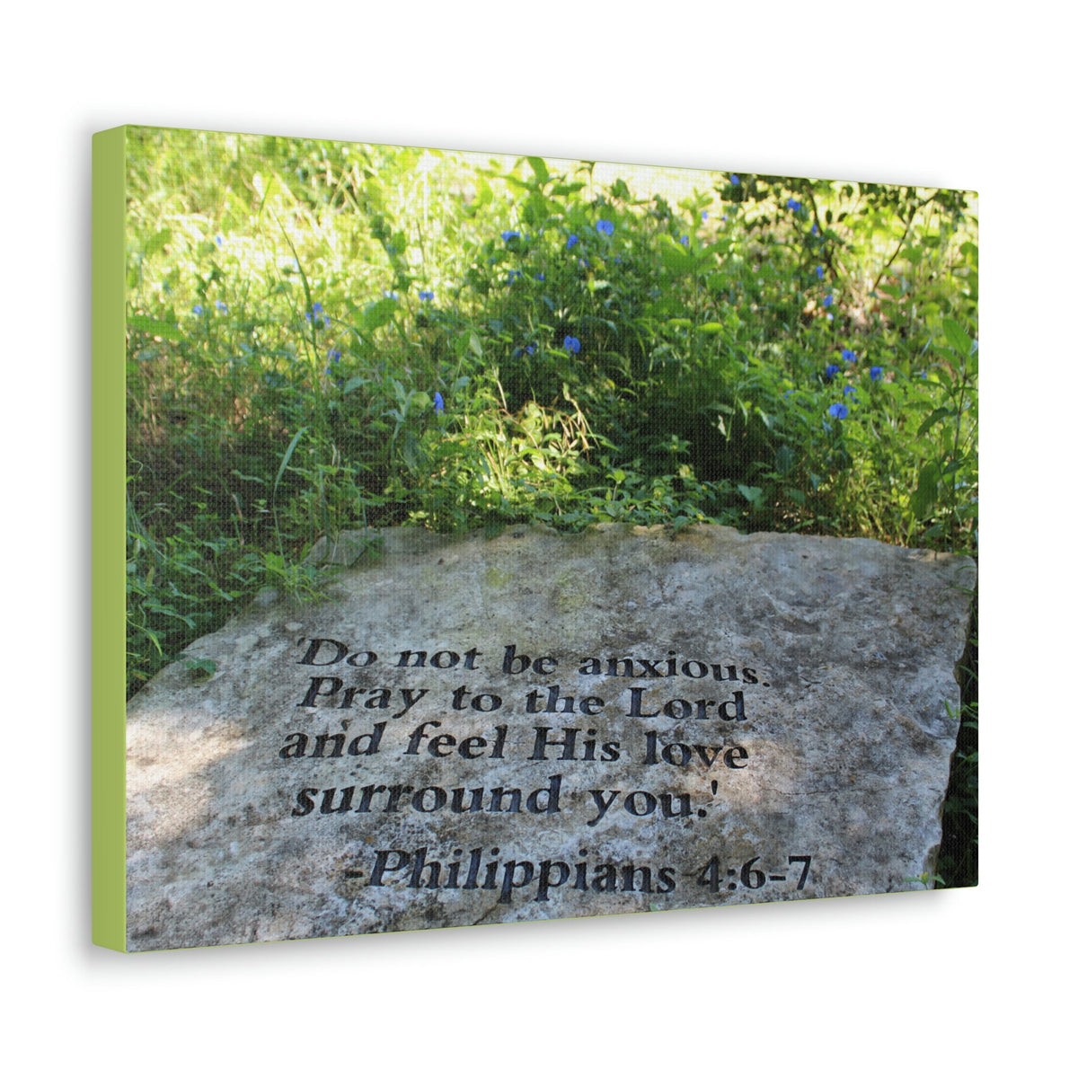 Scripture Walls Pray To The Lord Philippians 4:6 Bible Verse Canvas Christian Wall Art Bible Verse Print Ready To Hang Unframed-Express Your Love Gifts