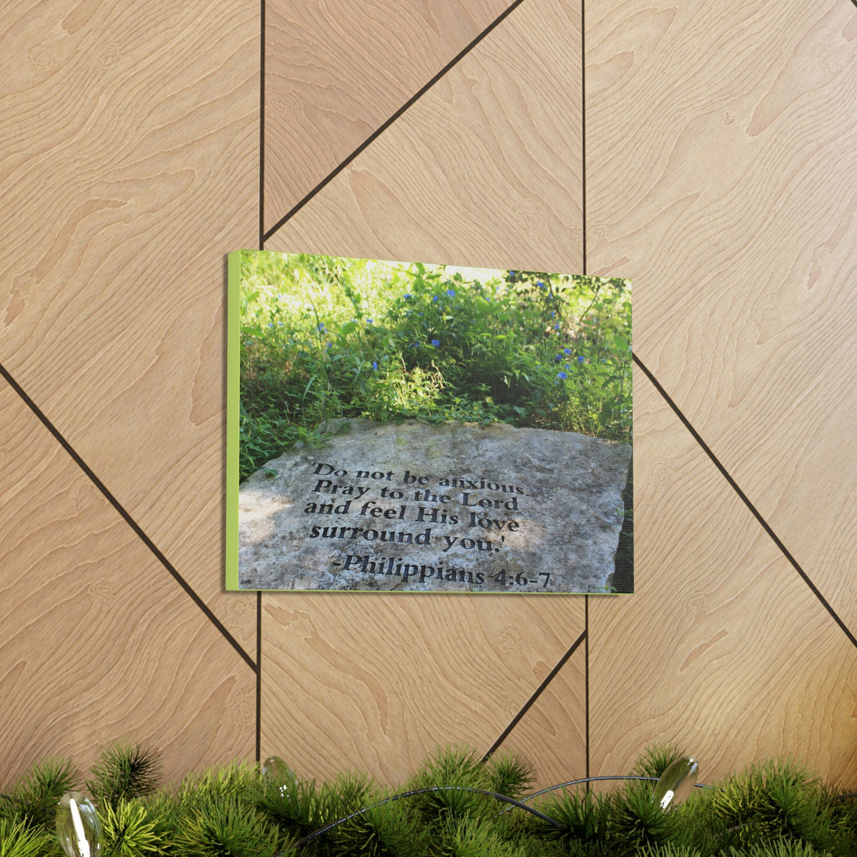 Scripture Walls Pray To The Lord Philippians 4:6 Bible Verse Canvas Christian Wall Art Bible Verse Print Ready To Hang Unframed-Express Your Love Gifts