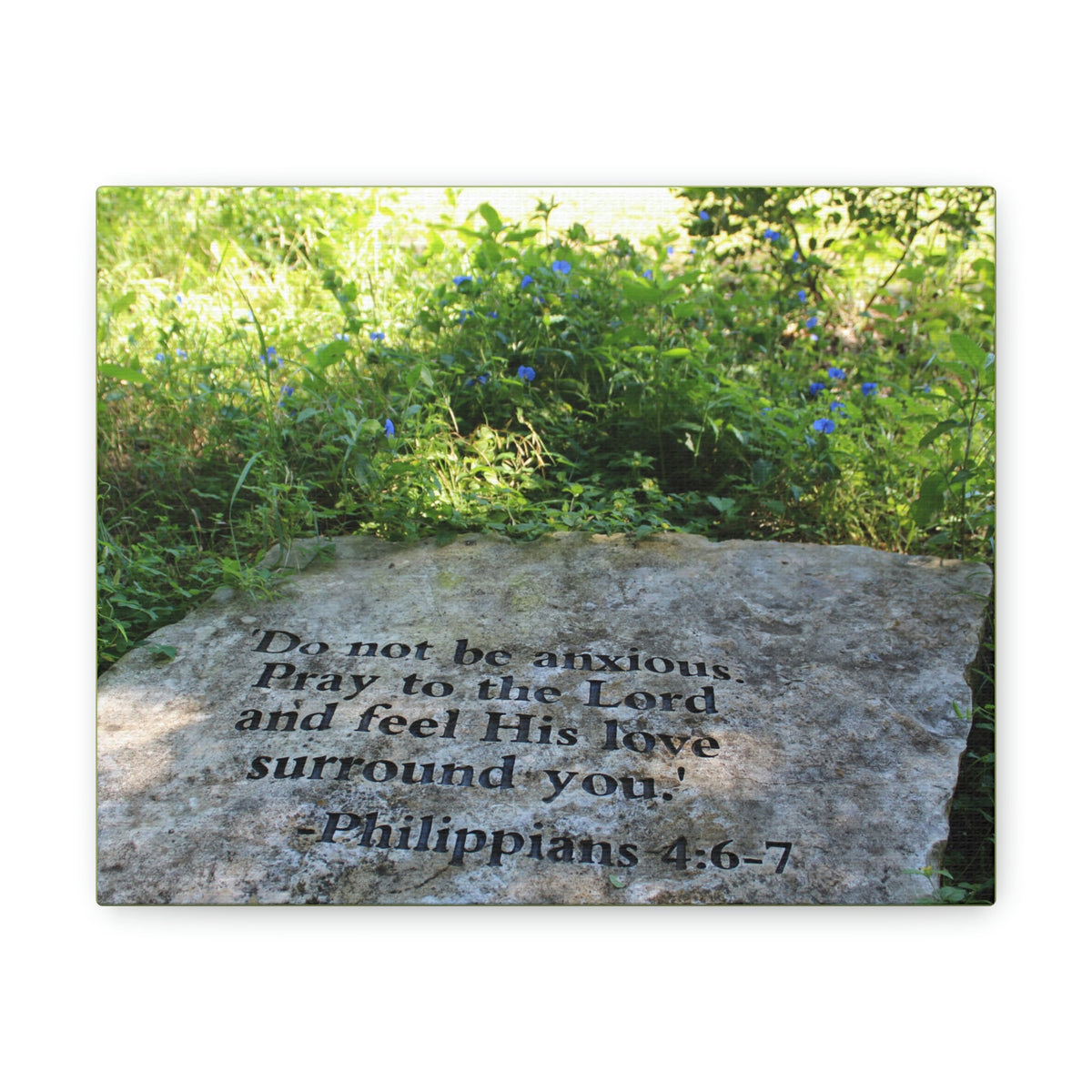 Scripture Walls Pray To The Lord Philippians 4:6 Bible Verse Canvas Christian Wall Art Bible Verse Print Ready To Hang Unframed-Express Your Love Gifts