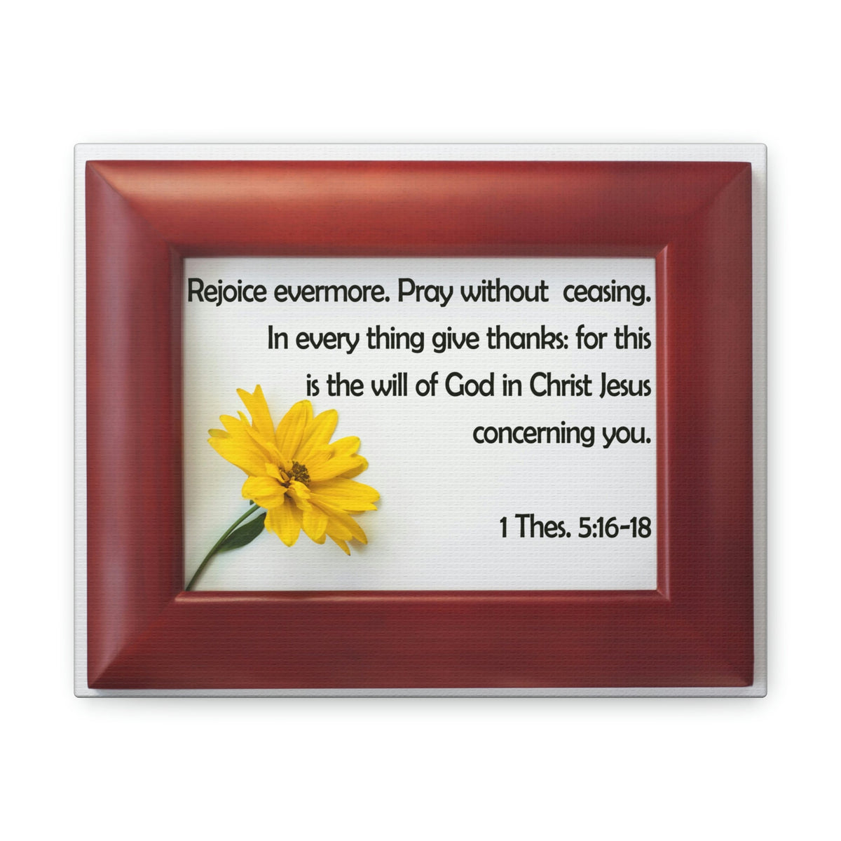 Scripture Walls Pray Without Ceasing 1 Thessalonians 5:16 Bible Verse Canvas Christian Wall Art Bible Verse Print Ready To Hang Unframed-Express Your Love Gifts