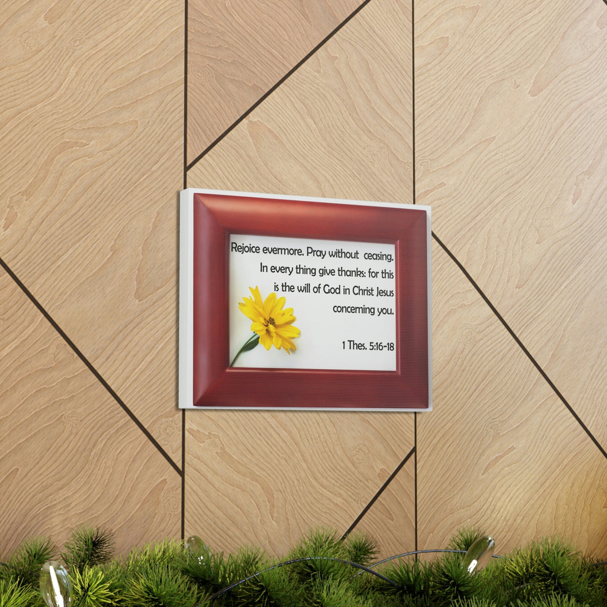 Scripture Walls Pray Without Ceasing 1 Thessalonians 5:16 Bible Verse Canvas Christian Wall Art Bible Verse Print Ready To Hang Unframed-Express Your Love Gifts