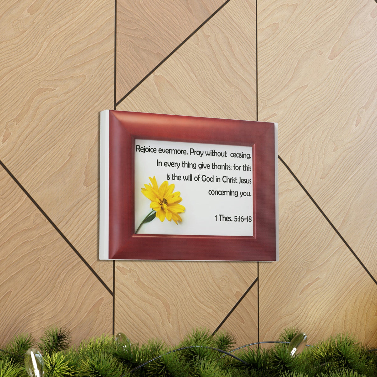 Scripture Walls Pray Without Ceasing 1 Thessalonians 5:16 Bible Verse Canvas Christian Wall Art Bible Verse Print Ready To Hang Unframed-Express Your Love Gifts