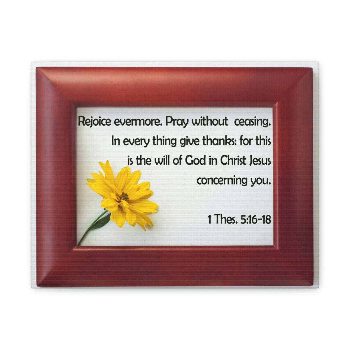 Scripture Walls Pray Without Ceasing 1 Thessalonians 5:16 Bible Verse Canvas Christian Wall Art Bible Verse Print Ready To Hang Unframed-Express Your Love Gifts