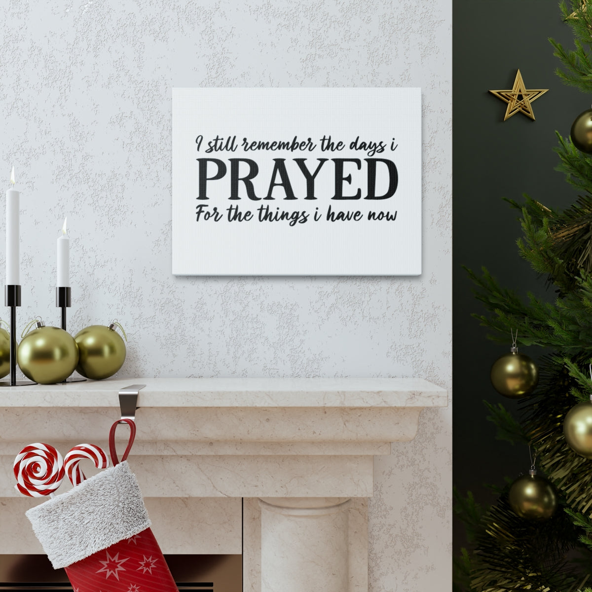 Scripture Walls Prayed For The Things Mark 11:24 Christian Wall Art Bible Verse Print Ready to Hang Unframed-Express Your Love Gifts