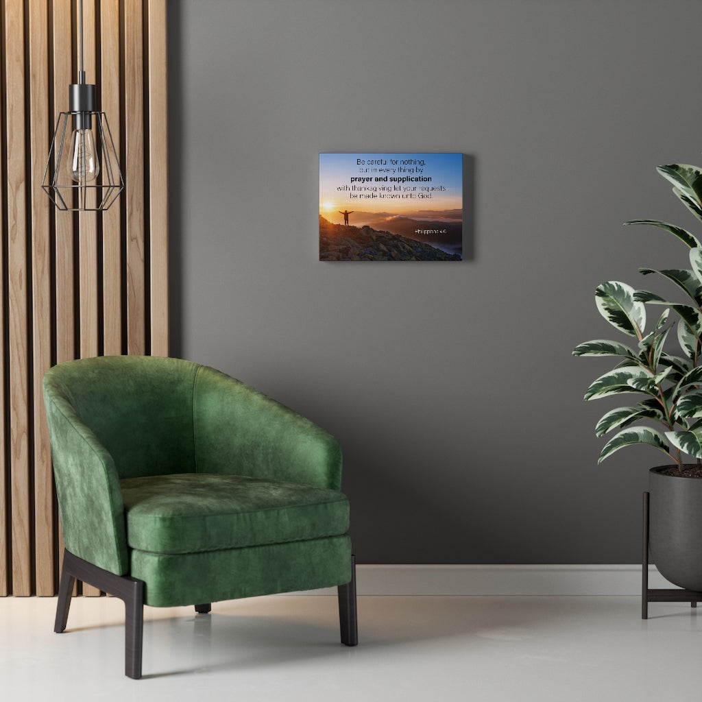 Scripture Walls Prayer and Supplication Philippians 4:6 Wall Art Christian Home Decor Unframed-Express Your Love Gifts