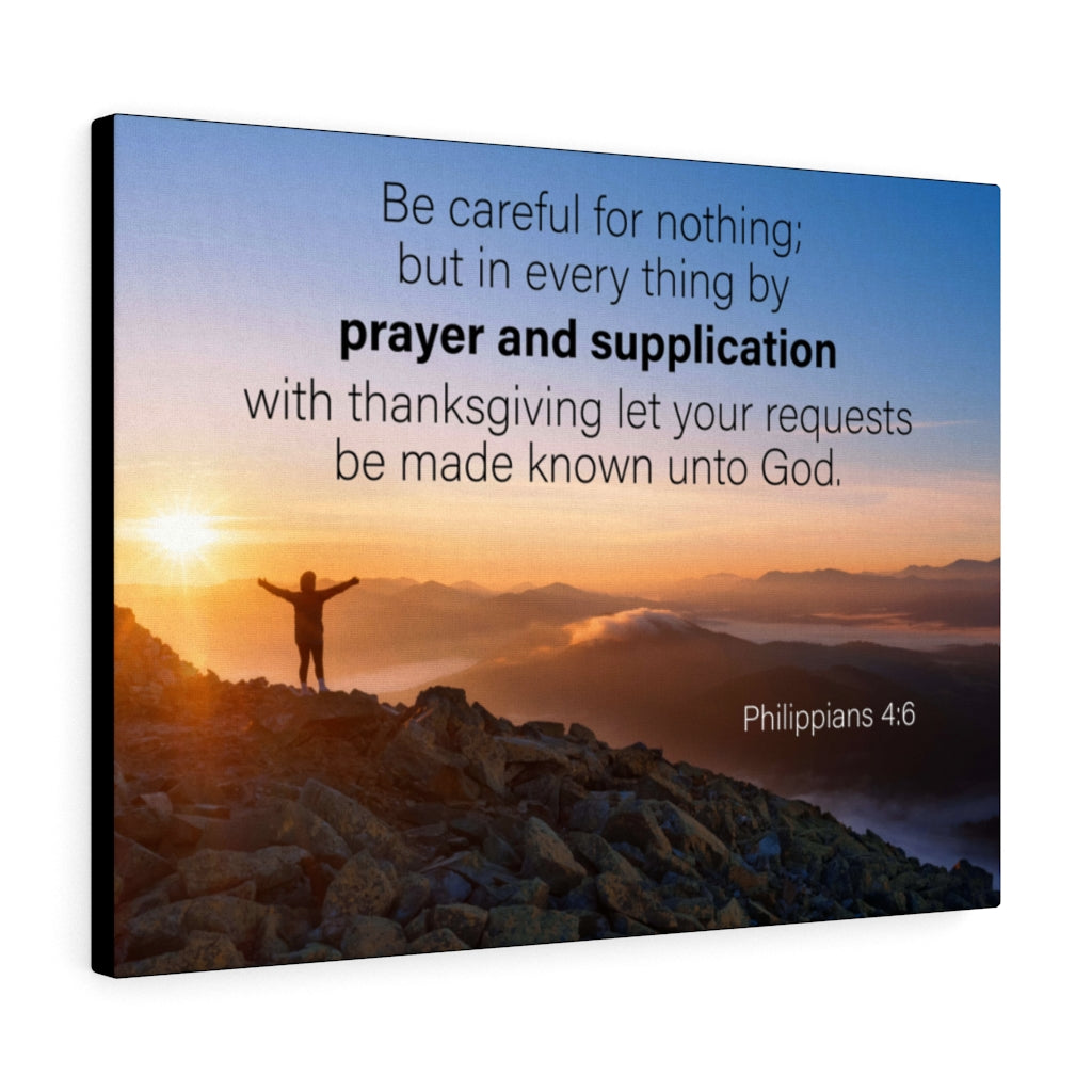 Scripture Walls Prayer and Supplication Philippians 4:6 Wall Art Christian Home Decor Unframed-Express Your Love Gifts