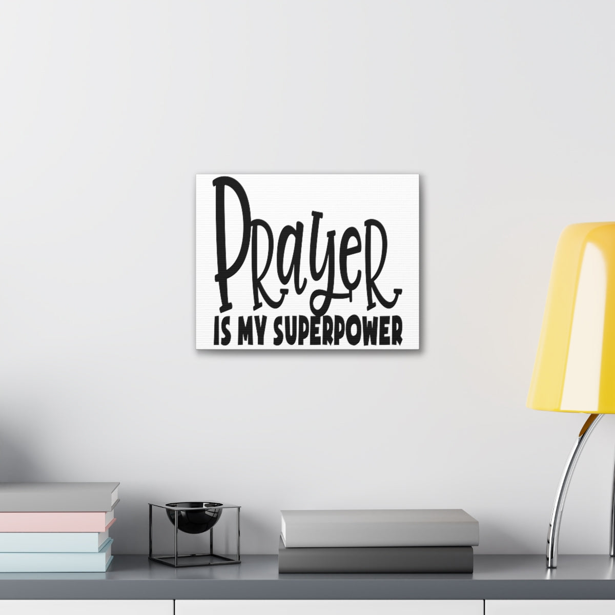 Scripture Walls Prayer Is My Superpower Mark 9:29 Christian Wall Art Print Ready to Hang Unframed-Express Your Love Gifts