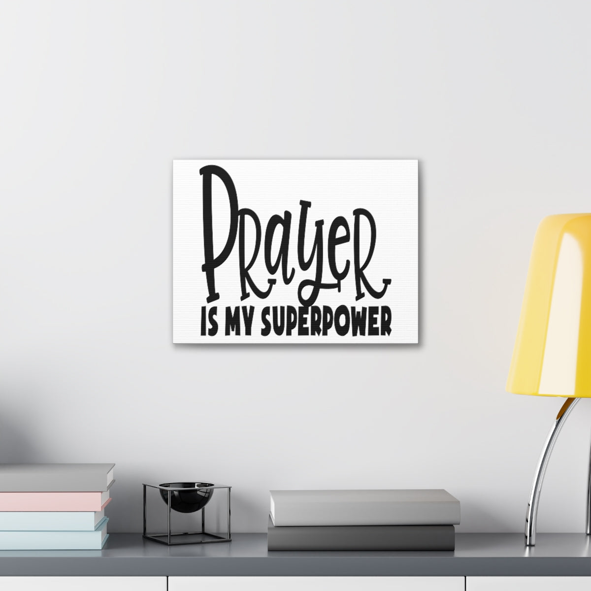 Scripture Walls Prayer Is My Superpower Mark 9:29 Christian Wall Art Print Ready to Hang Unframed-Express Your Love Gifts
