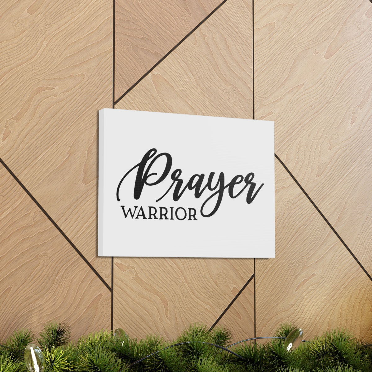 Scripture Walls Prayer Warrior 2 Chronicles 7:14 White Christian Wall Art Print Ready to Hang Unframed-Express Your Love Gifts